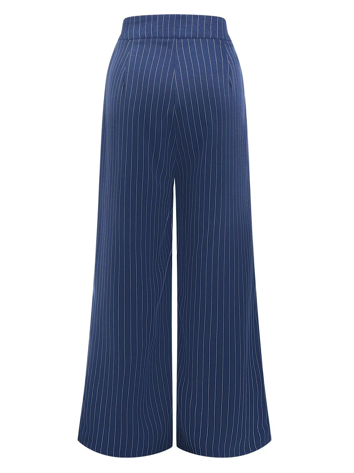 Blue 1940s Striped Wide-Leg Pants sold by Retro Stage product image thumbnail 2