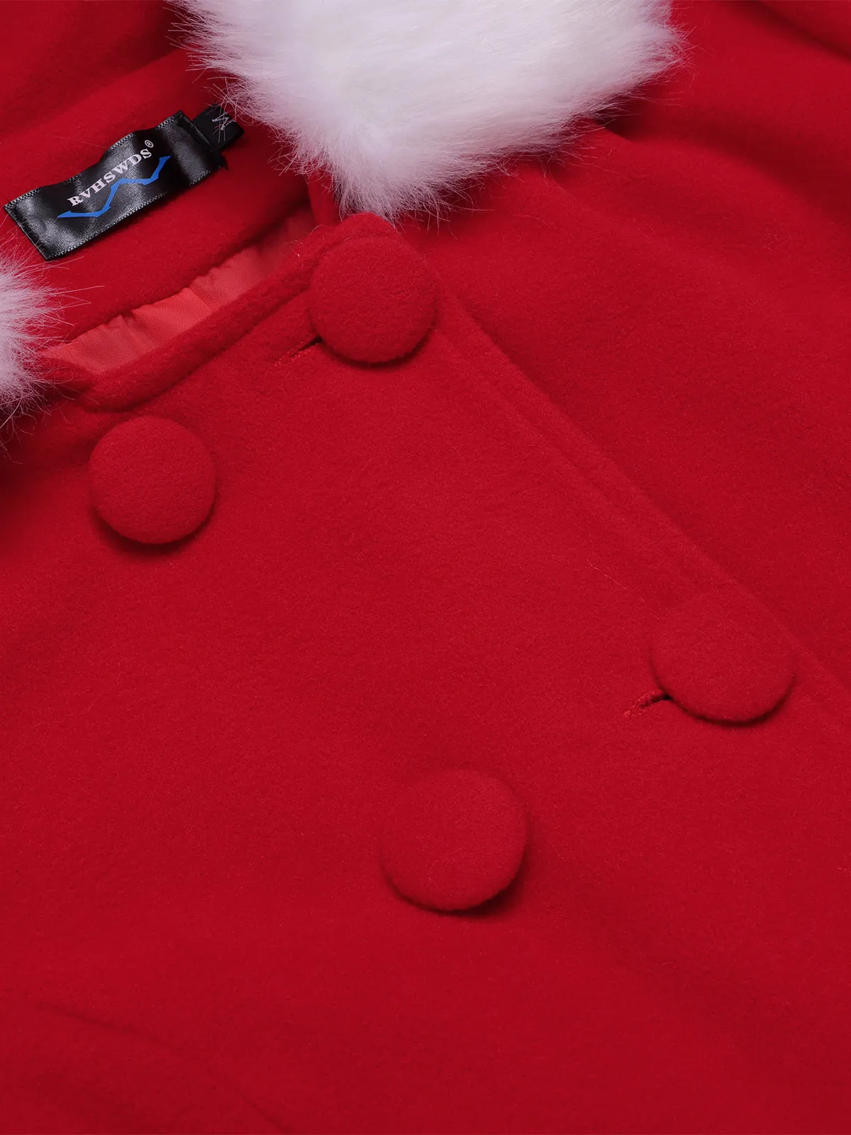 1940s Solid Removable Fur Collar Dress Coat sold by Retro Stage product image thumbnail 4