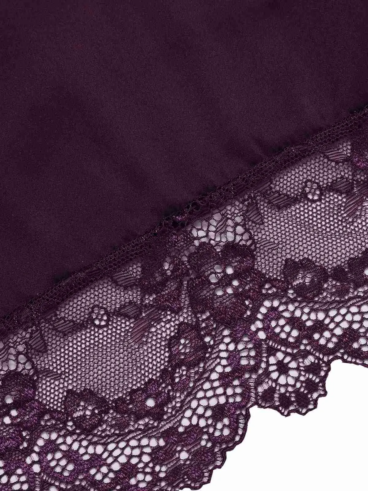 1970s Lace Patchwork Spaghetti Straps Nightgown sold by Retro Stage product image thumbnail 5