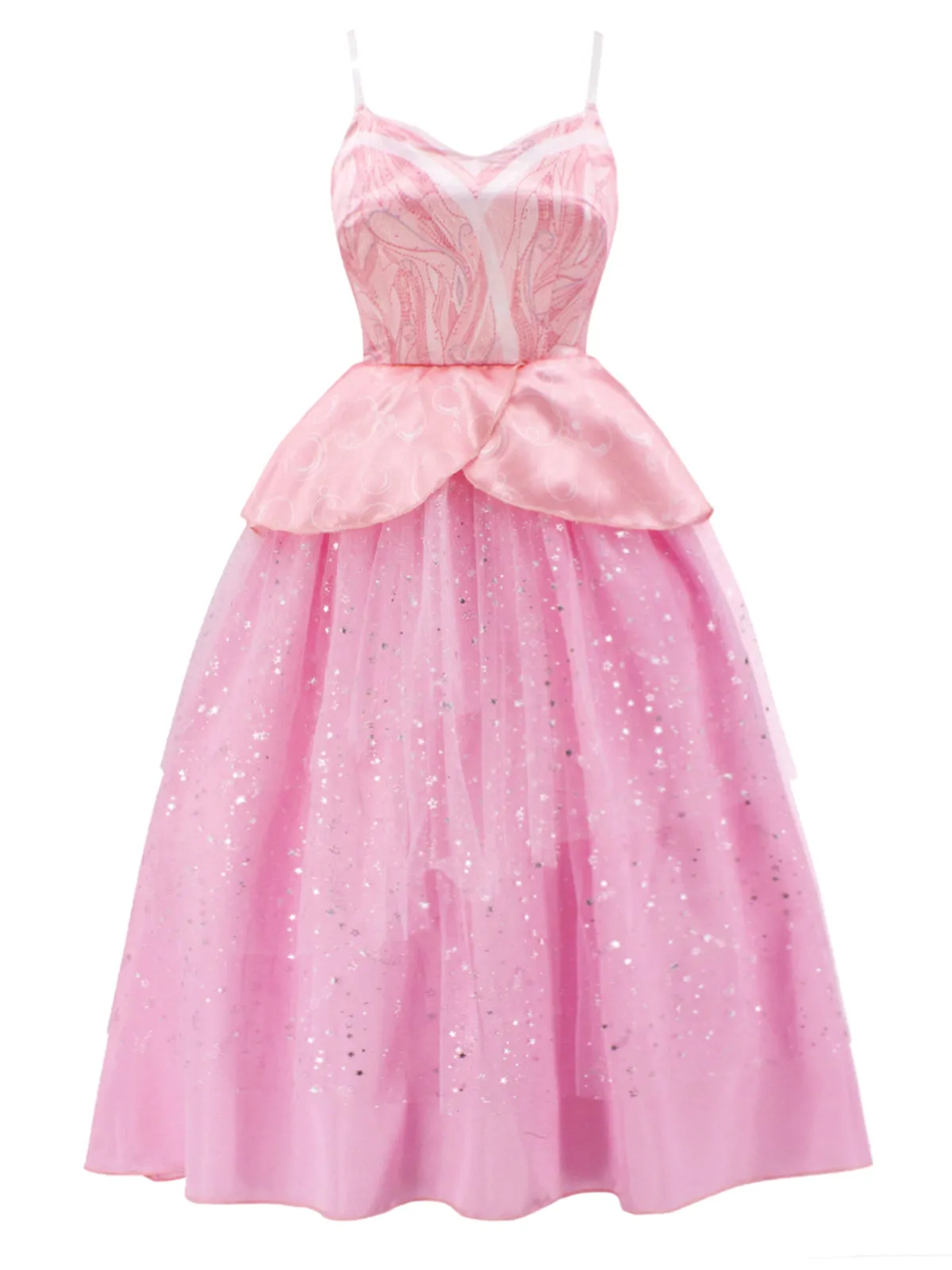 Pink 1950s Wicked Spaghetti Mesh Patchwork Dress sold by Retro Stage