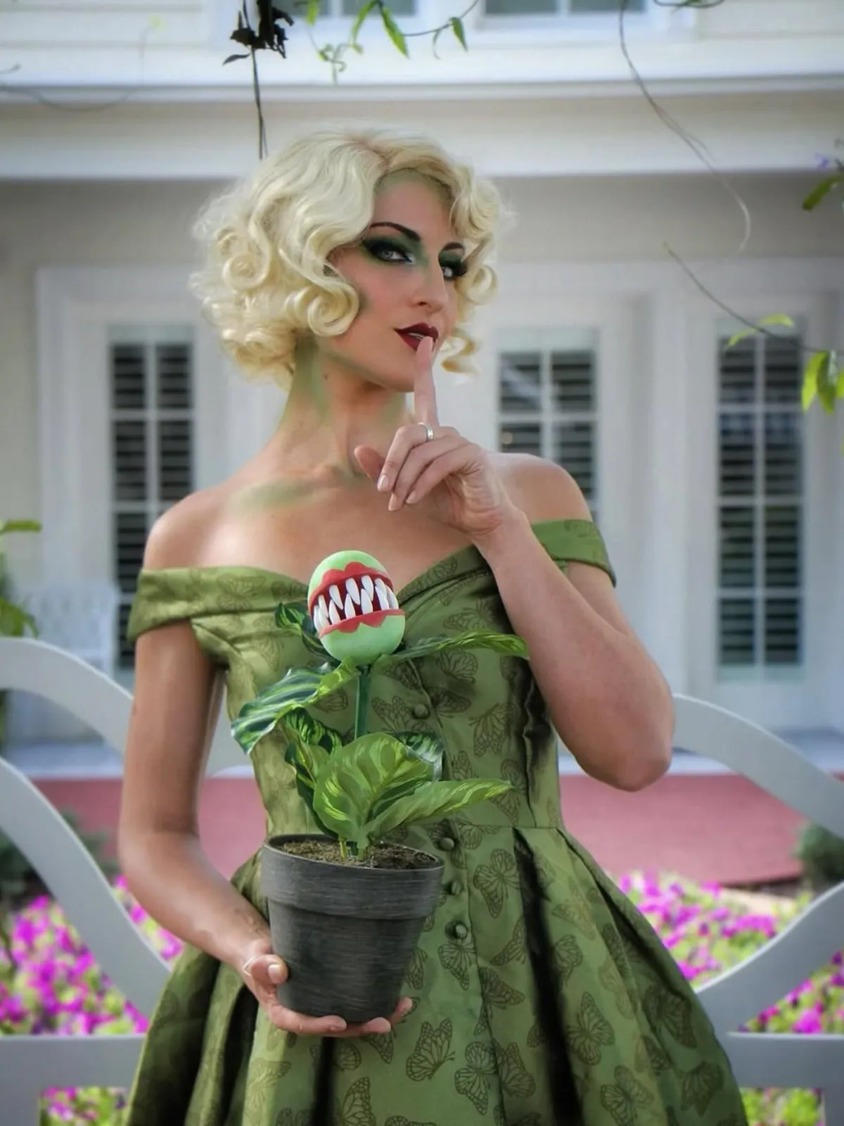 Green 1950s Off-Shoulder Vintage Dress sold by Retro Stage