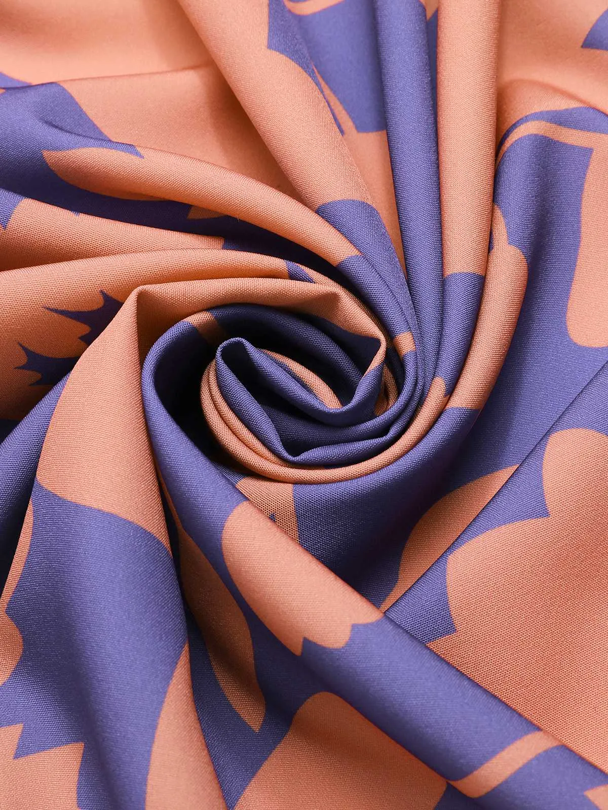 1940s Shirt Neck Floral Belted Dress sold by Retro Stage product image thumbnail 4