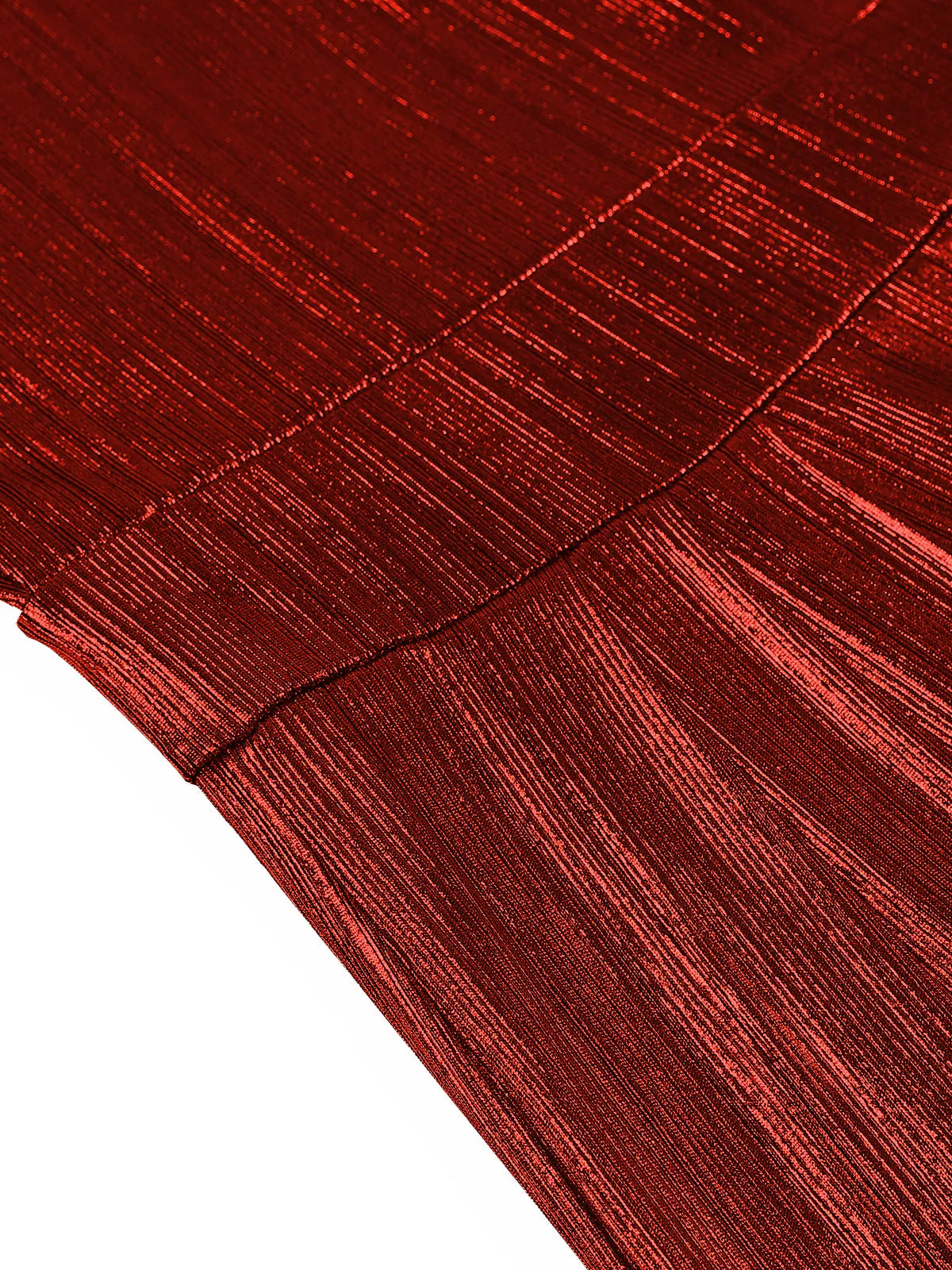 Metallic Red 1980s Cowl Neck Spaghetti Strap Jumpsuit sold by Retro Stage product image thumbnail 4