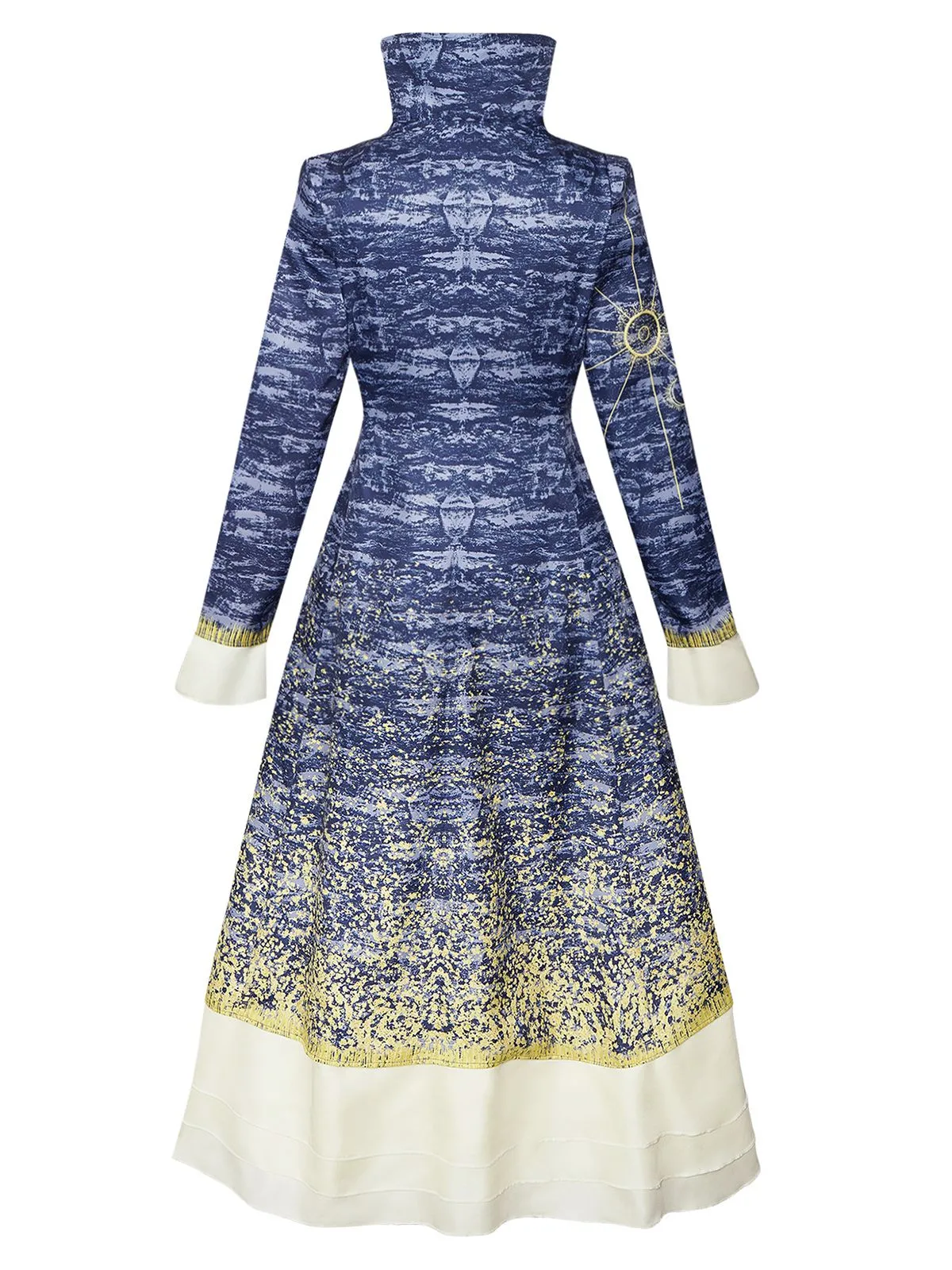 Blue 1930s Stand Collar Madame Morrible Stardust Coat sold by Retro Stage product image thumbnail 3