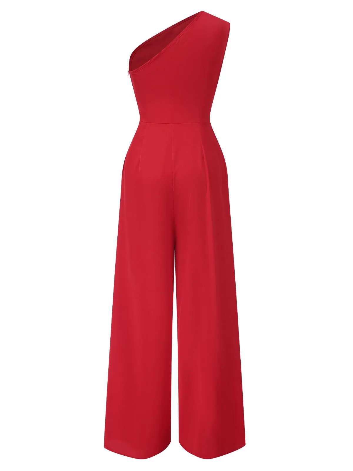 1930s One-Shoulder Solid Bind Jumpsuit sold by Retro Stage product image thumbnail 3