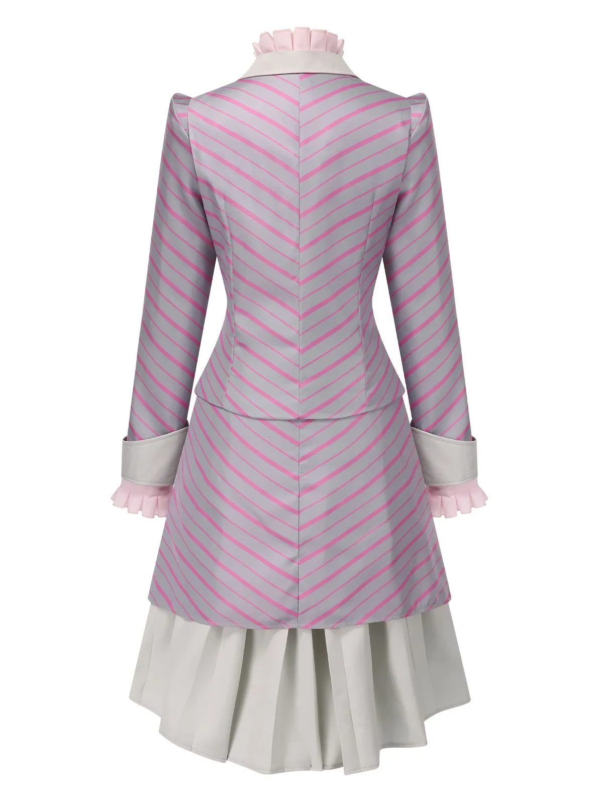 3PCS 1940s Ruffles Stripes Button Suit Set sold by Retro Stage product image thumbnail 3