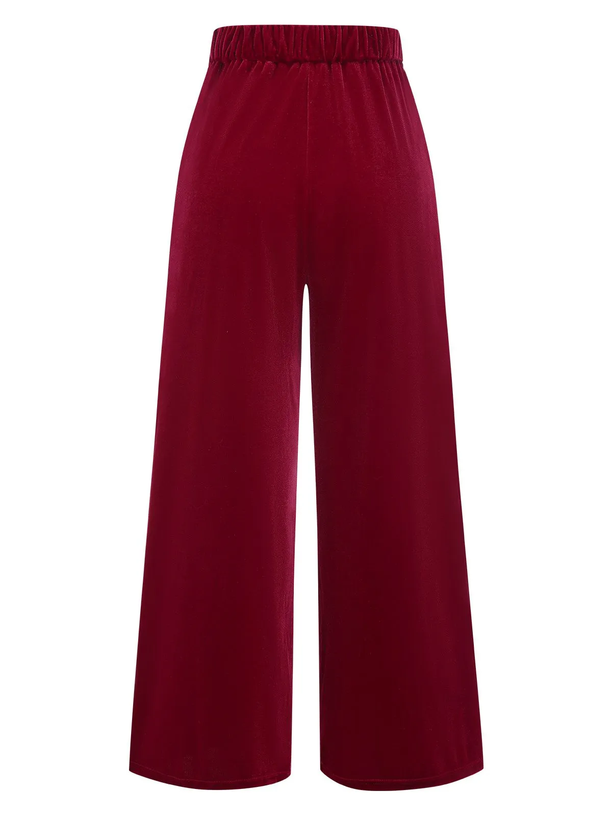 1950s Velvet High-Waist Solid Pants sold by Retro Stage product image thumbnail 2