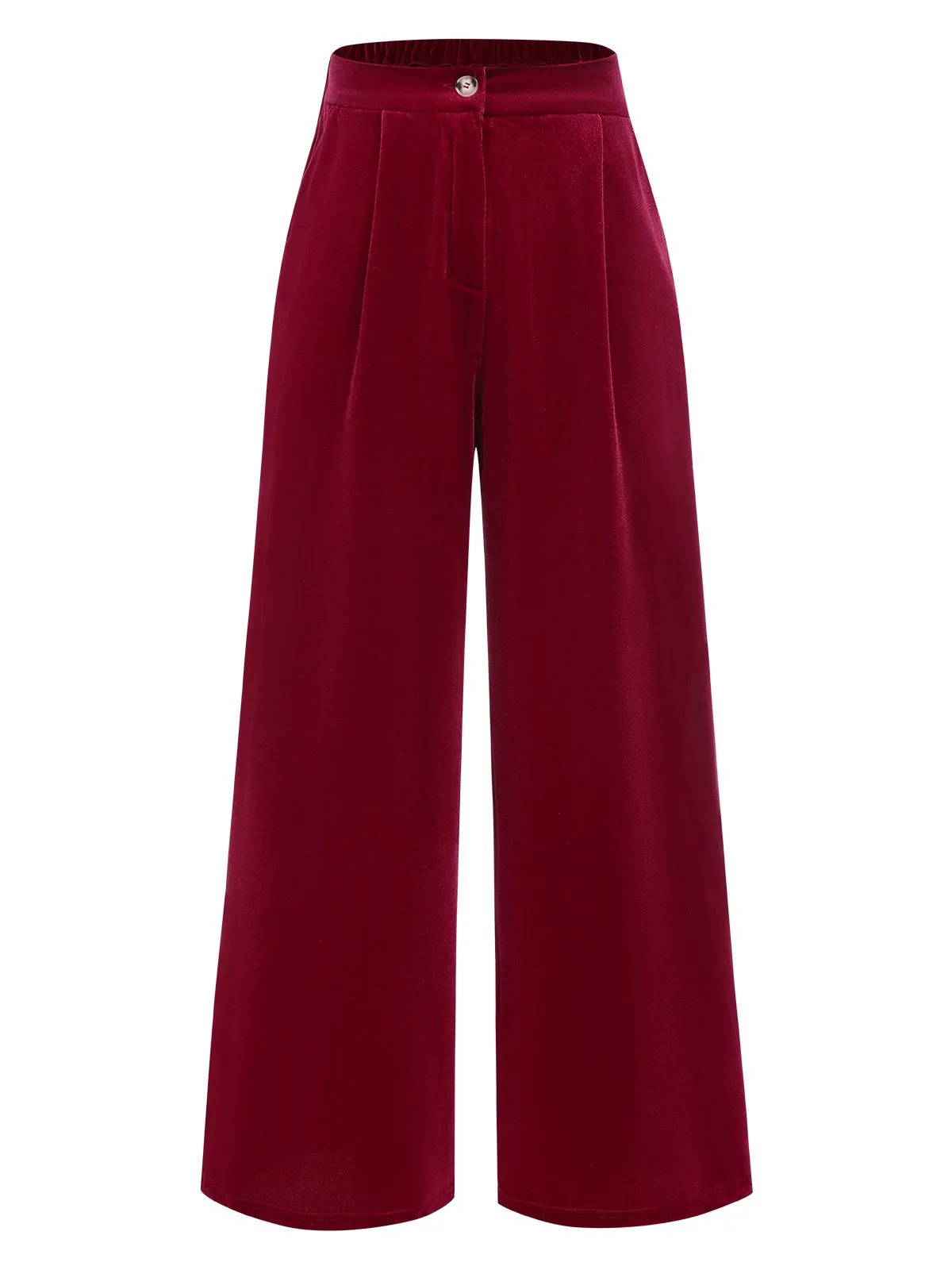 1950s Velvet High-Waist Solid Pants sold by Retro Stage