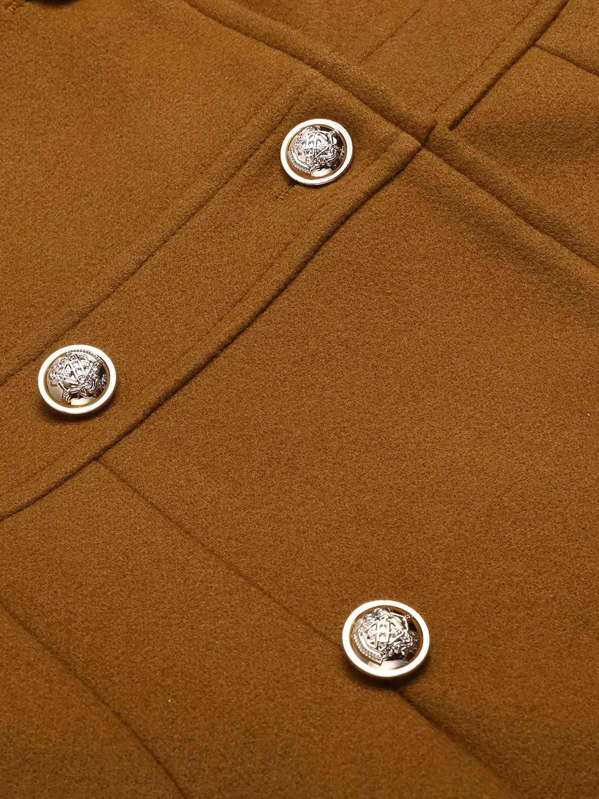 1940s Notched Collar Double-Breasted Dress Coat sold by Retro Stage product image thumbnail 4