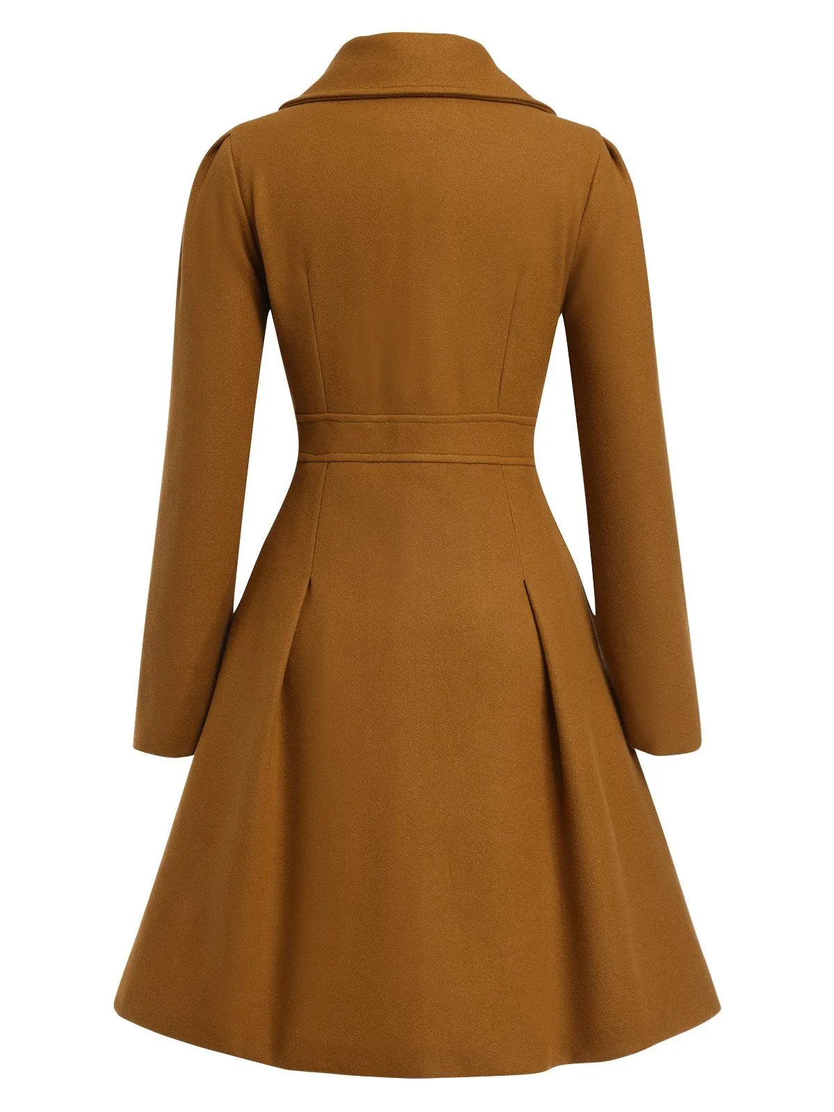 1940s Notched Collar Double-Breasted Dress Coat sold by Retro Stage product image thumbnail 3