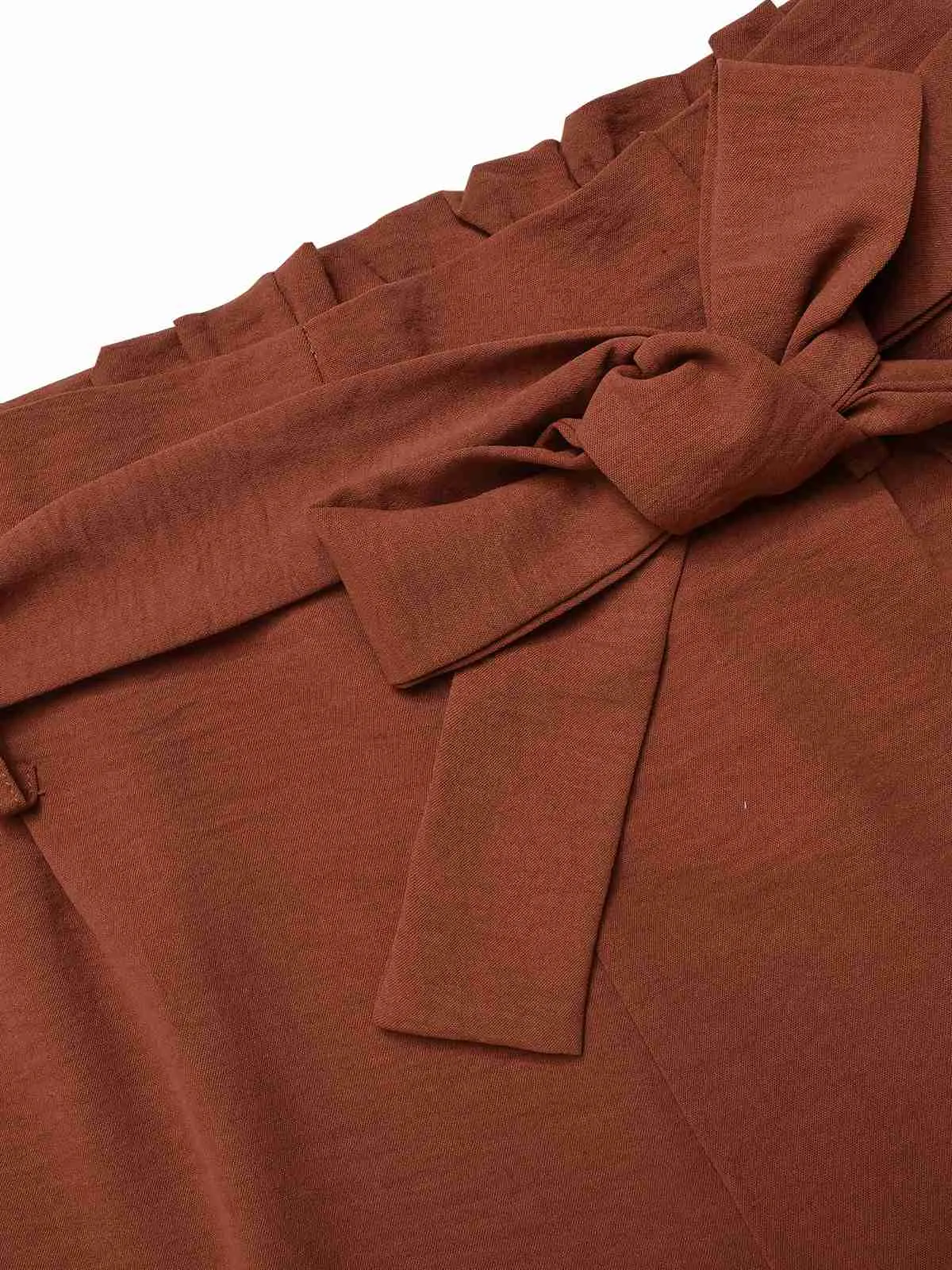 2PCS 1930s V-Neck Top & Wide Leg Lounge Pants sold by Retro Stage product image thumbnail 4