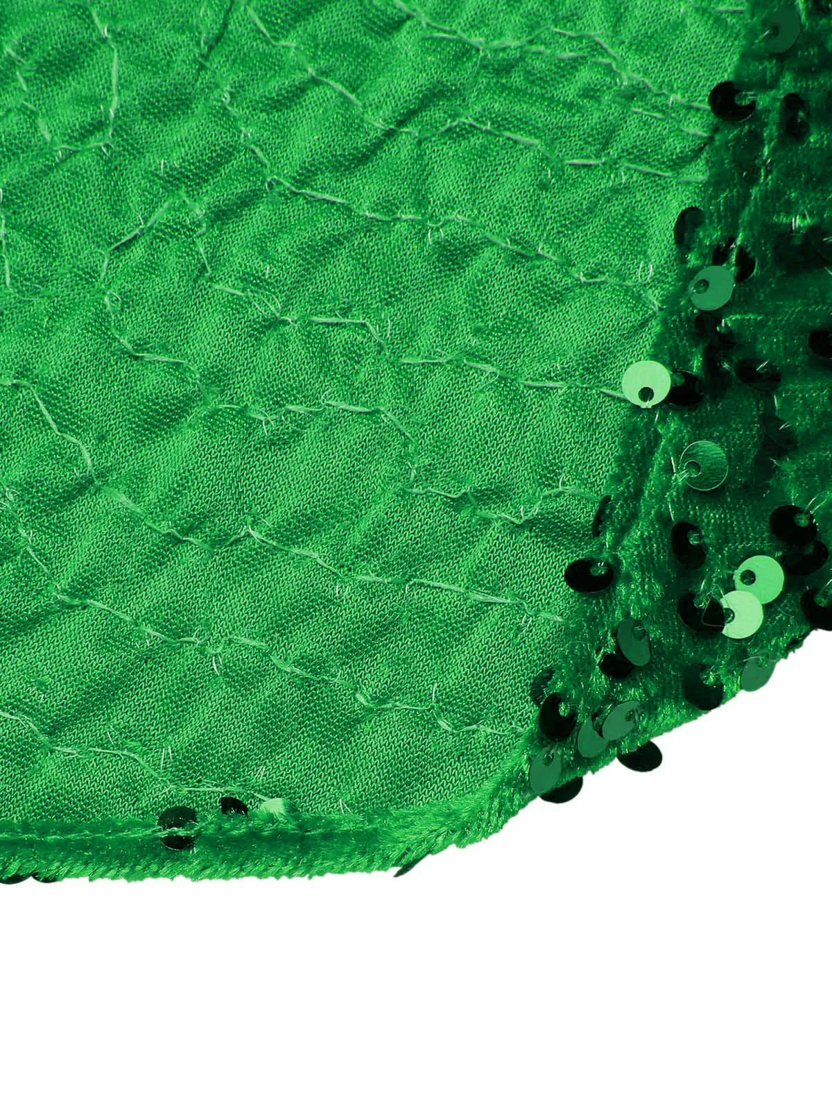 Green 1960s Candy Cane One-Shoulder Dress sold by Retro Stage product image thumbnail 5