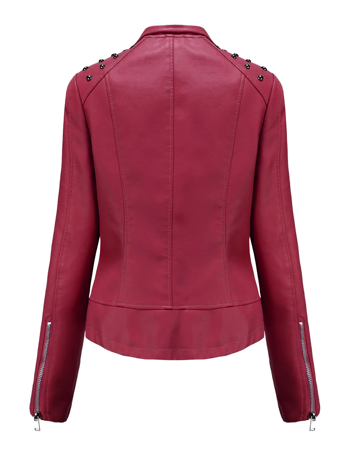 1980s Solid Lapel Leather Jacket sold by Retro Stage product image thumbnail 2