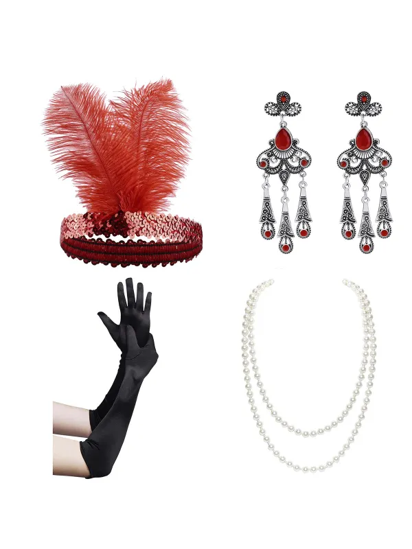Vintage 1920s Flapper Accessory Set sold by Retro Stage