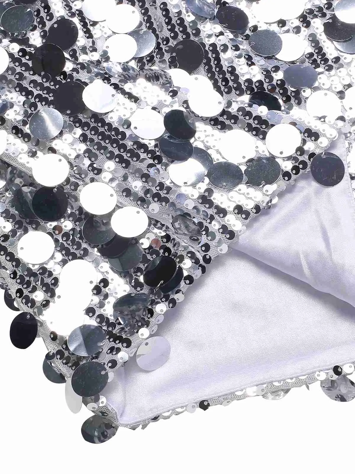 1980s Party Sequined Mini Pencil Skirt sold by Retro Stage product image thumbnail 4