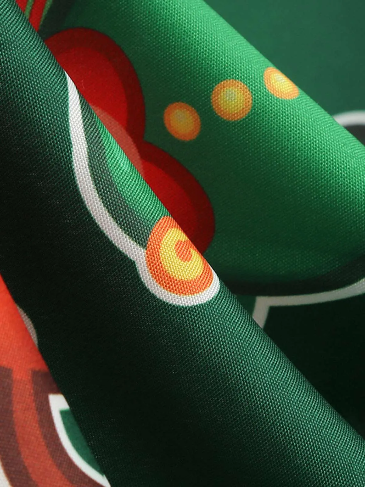 1950s Christmas Patchwork Long Sleeve Dress sold by Retro Stage product image thumbnail 4