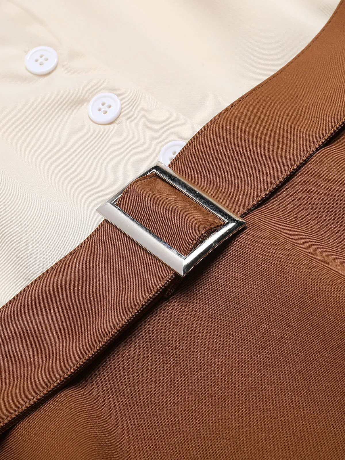 Green&Red 1950s Christmas Button Dress sold by Retro Stage product image thumbnail 5