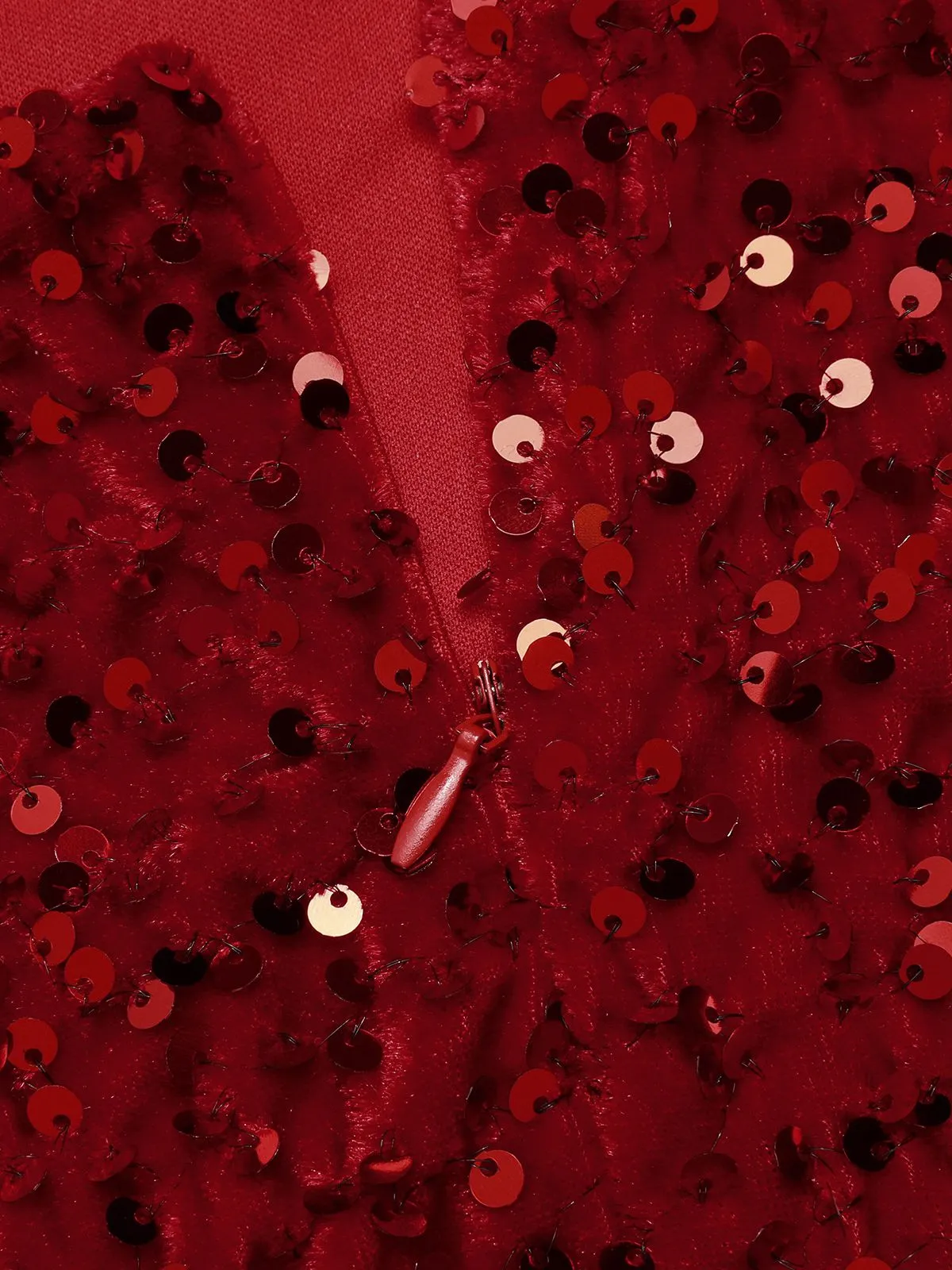 1930s V-Neck Suspender Sequined Fishtail Dress sold by Retro Stage product image thumbnail 5