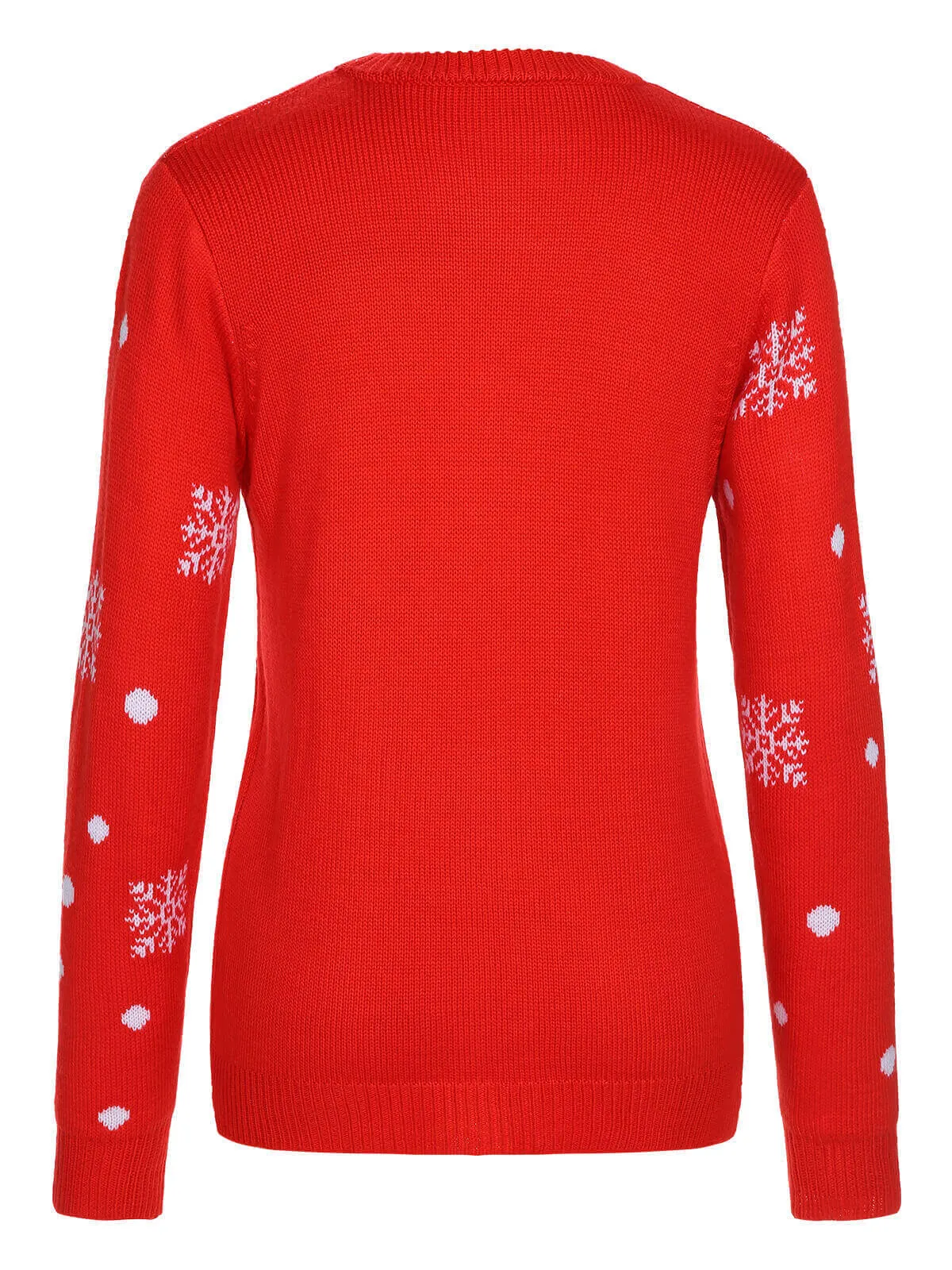 Red 1940s Christmas Reindeer Knit Sweater sold by Retro Stage product image thumbnail 3