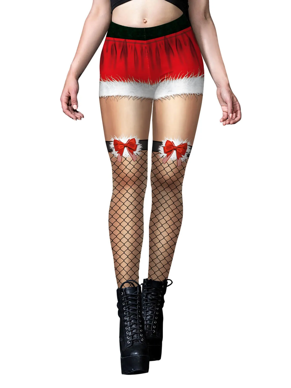 1960s Christmas Fishnet Stocking Leggings sold by Retro Stage product image thumbnail 5