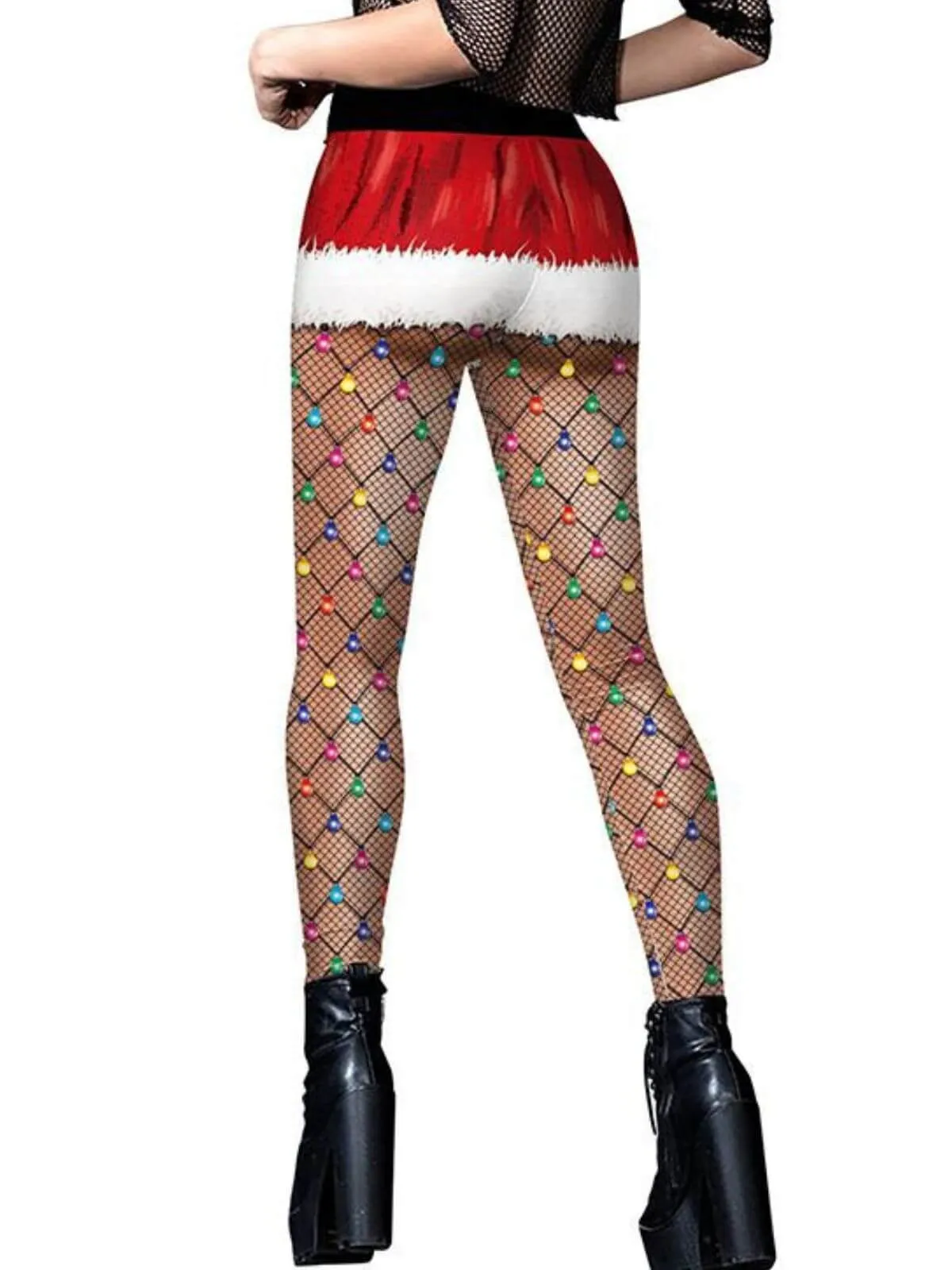 1960s Christmas Fishnet Stocking Leggings sold by Retro Stage product image thumbnail 3
