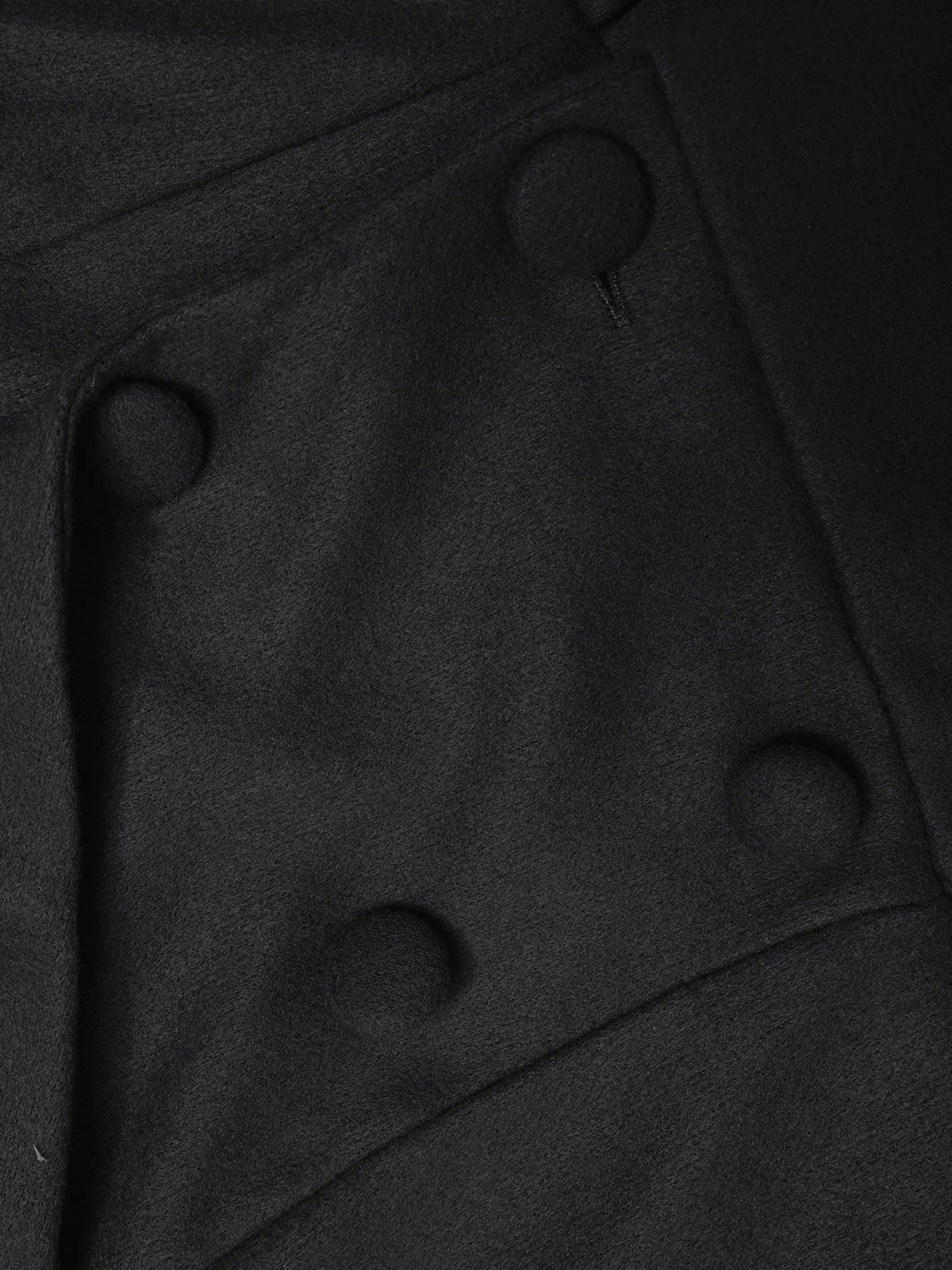 1960s Solid Lantern Sleeves Wide Lapel Coat sold by Retro Stage product image thumbnail 5