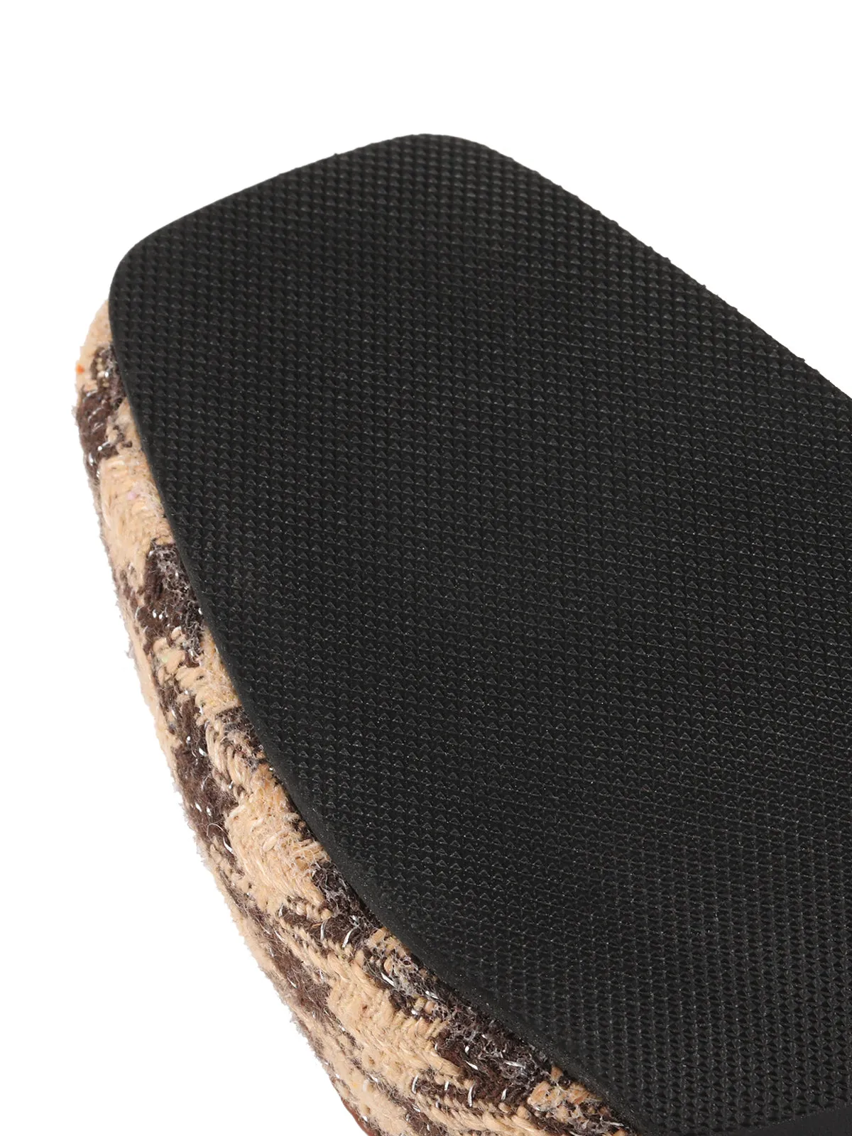 Houndstooth Metal Buckle Chunky Heels sold by Retro Stage product image thumbnail 5