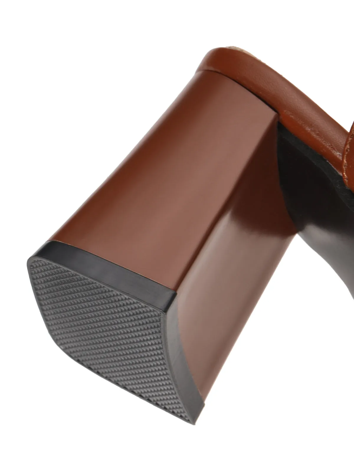 Houndstooth Metal Buckle Chunky Heels sold by Retro Stage product image thumbnail 4