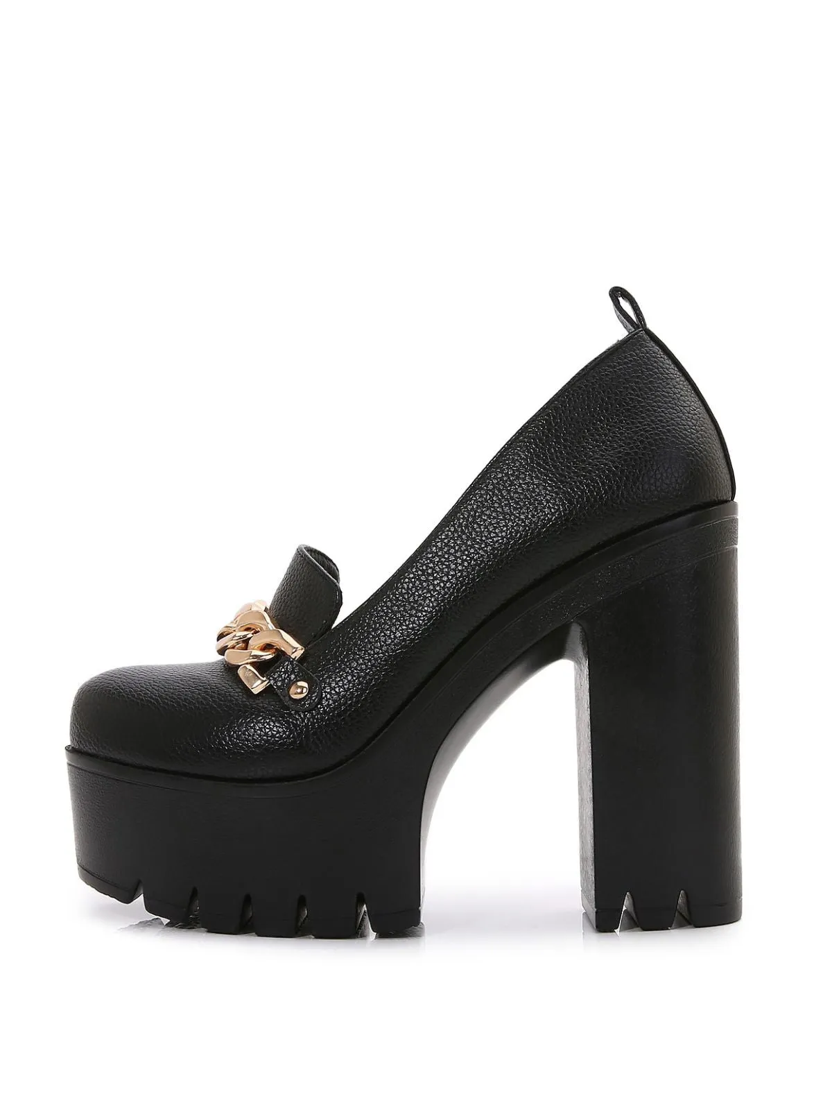 Black Retro Thick Bottom High Heels sold by Retro Stage product image thumbnail 2