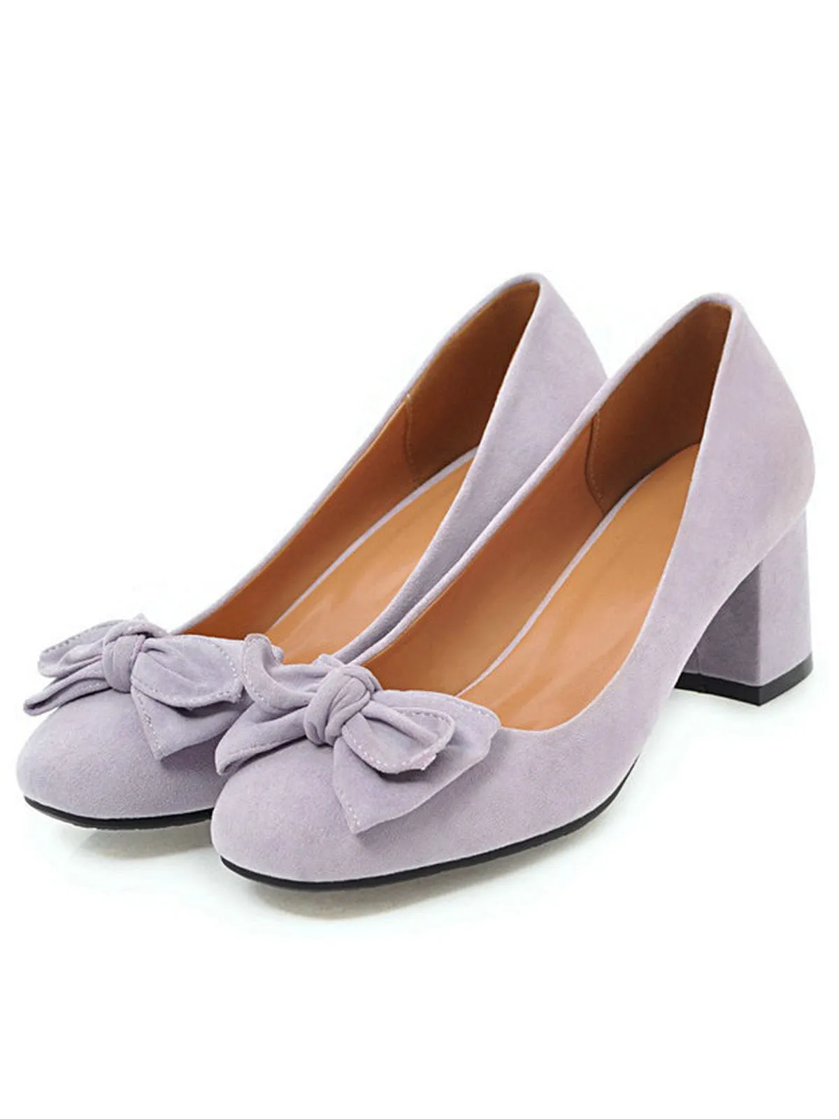 Solid Colored Bow-Knot Wedge Shoes sold by Retro Stage product image thumbnail 3