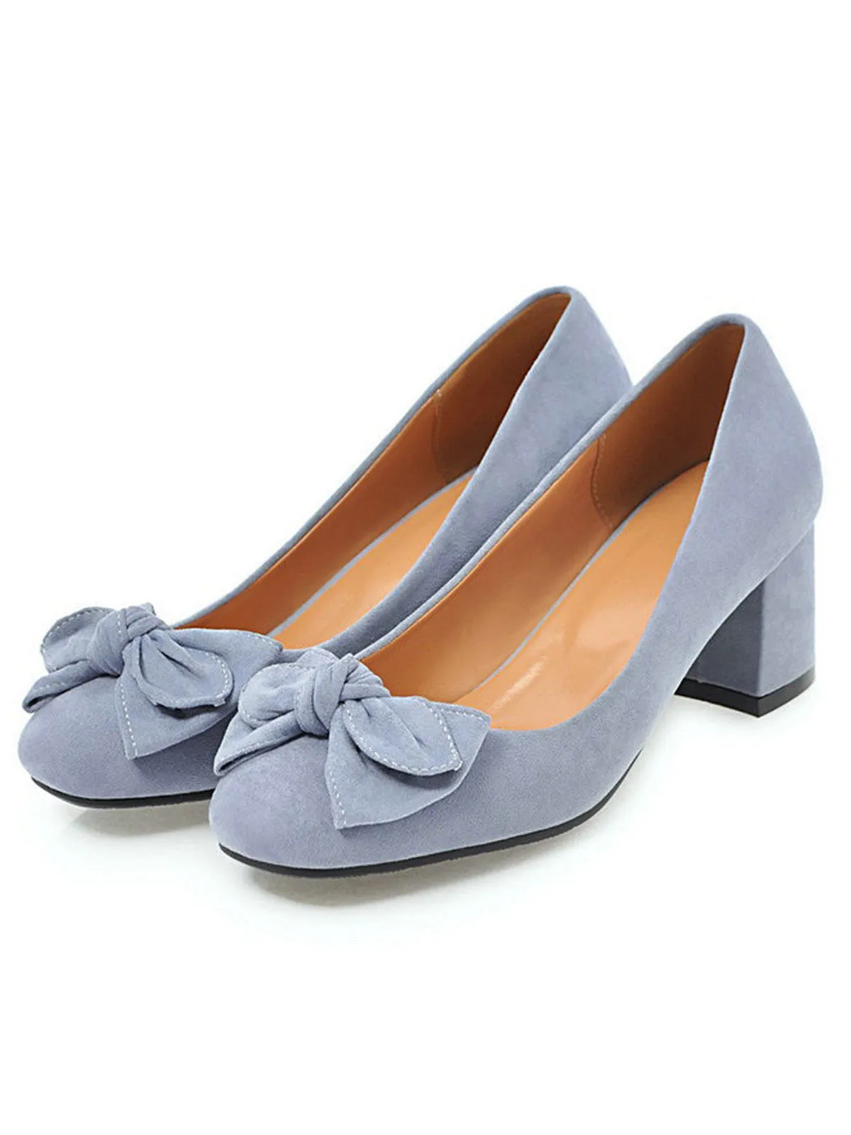 Solid Colored Bow-Knot Wedge Shoes sold by Retro Stage product image thumbnail 2