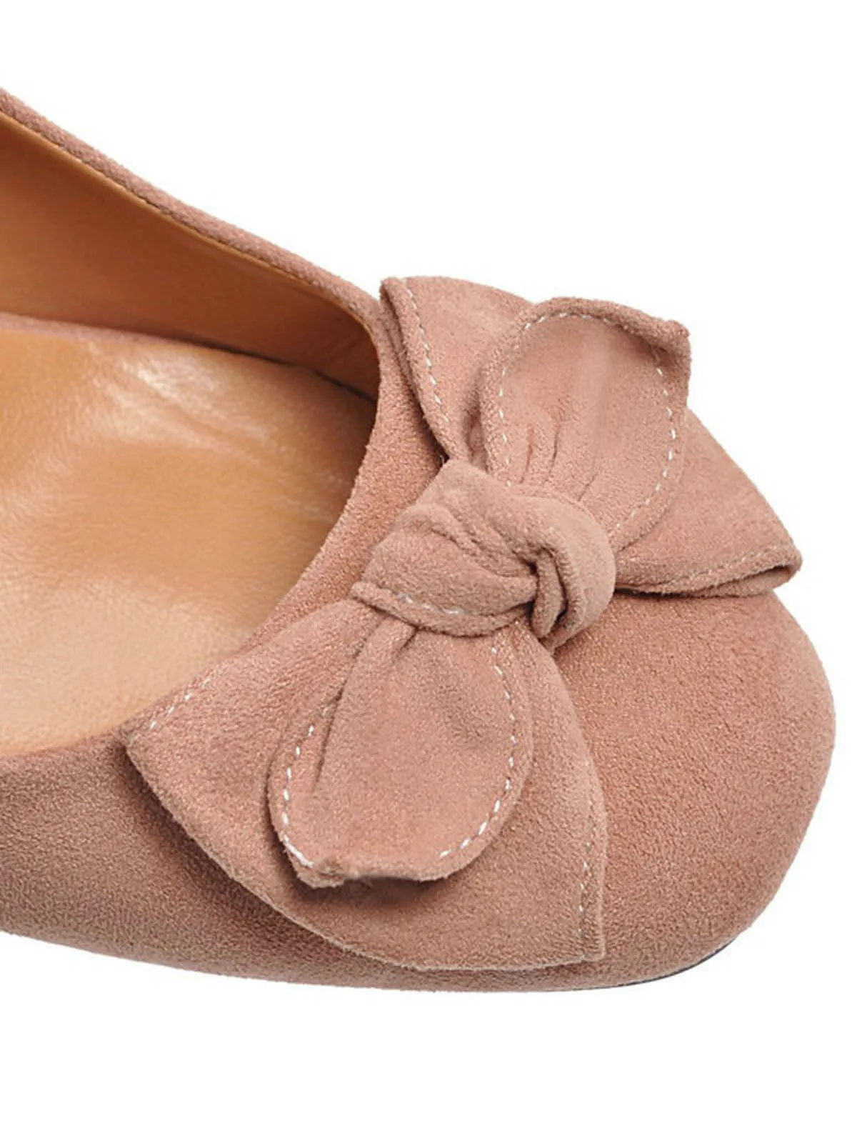Solid Colored Bow-Knot Wedge Shoes sold by Retro Stage product image thumbnail 5