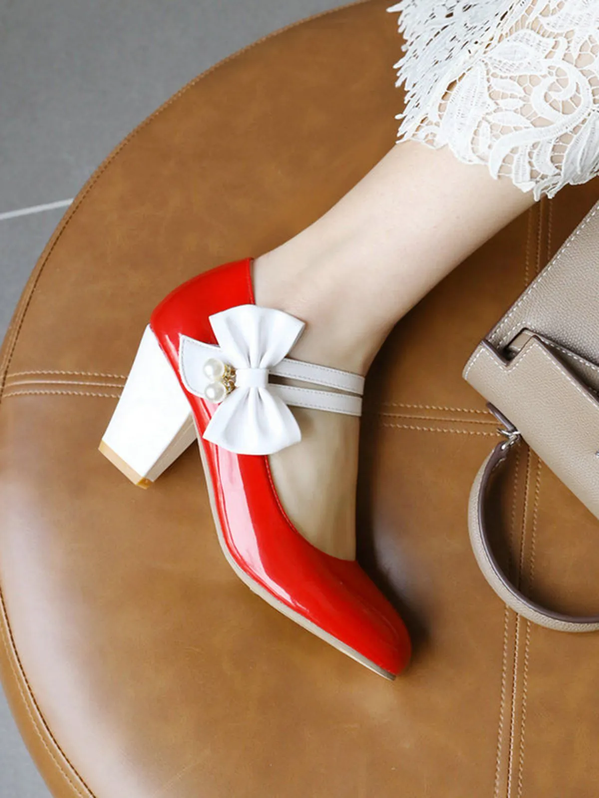 Straps Bowknot High Heels Shoes sold by Retro Stage product image thumbnail 5