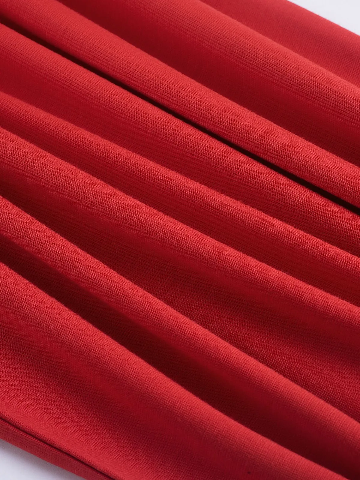 1930s V-Neck Sleeveless Ruffled Fishtail Dress sold by Retro Stage product image thumbnail 4