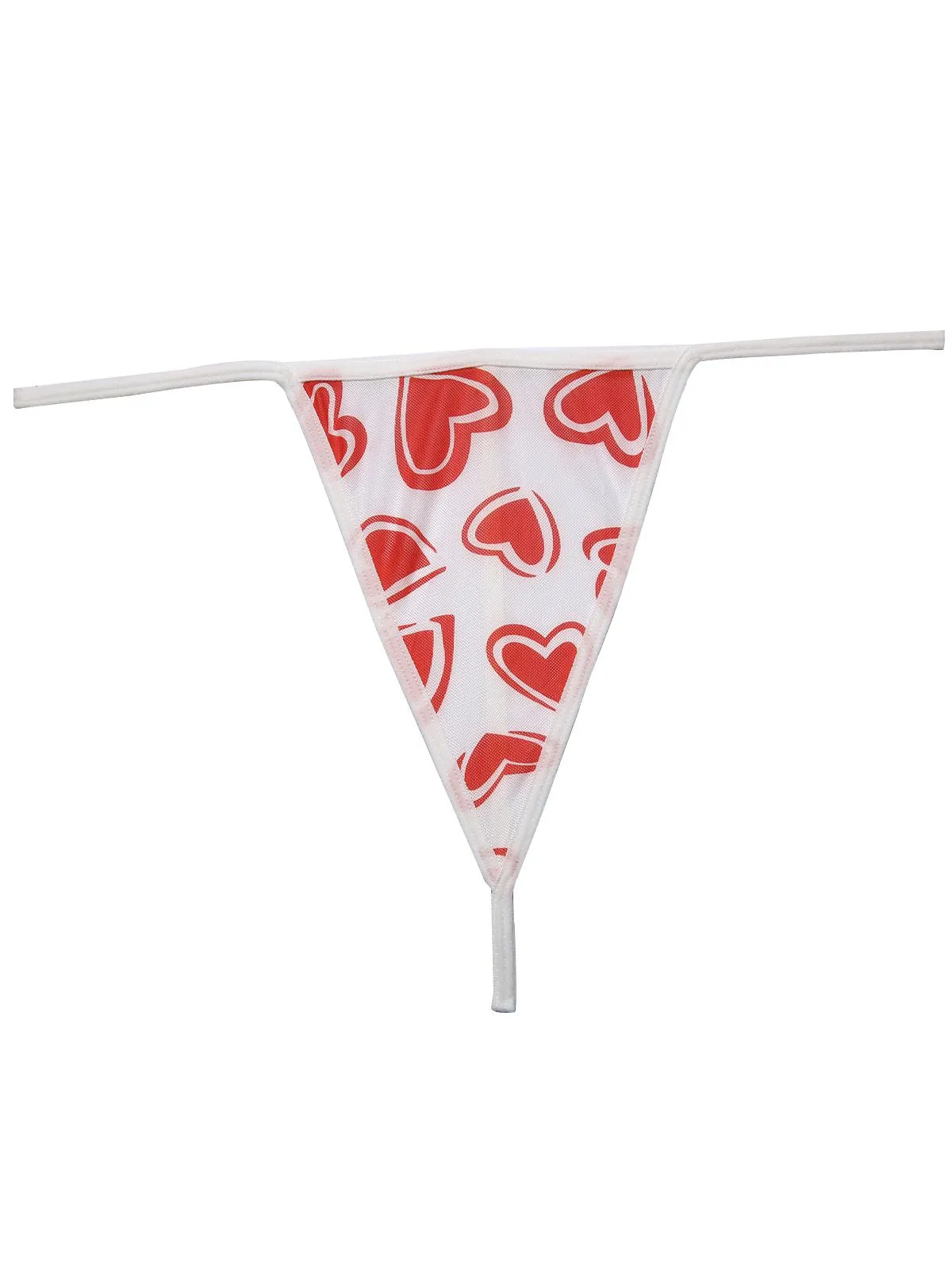 1950s Spaghetti Strap Heart Ruffles Mini Nightgown sold by Retro Stage product image thumbnail 4