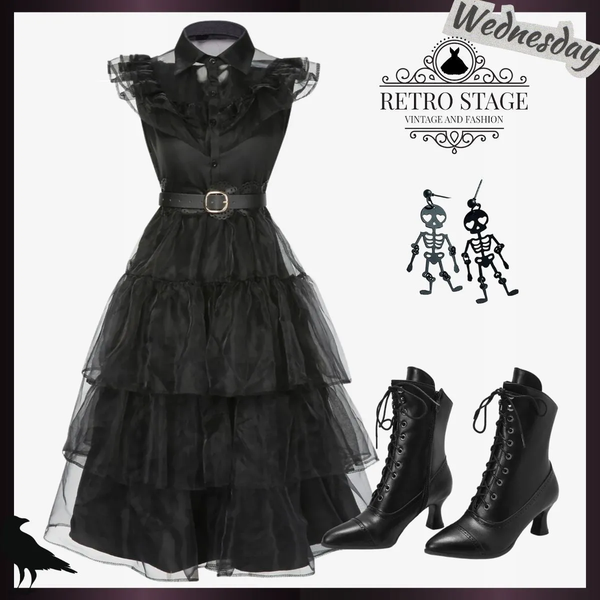 Retro Leather High Heel Boots sold by Retro Stage