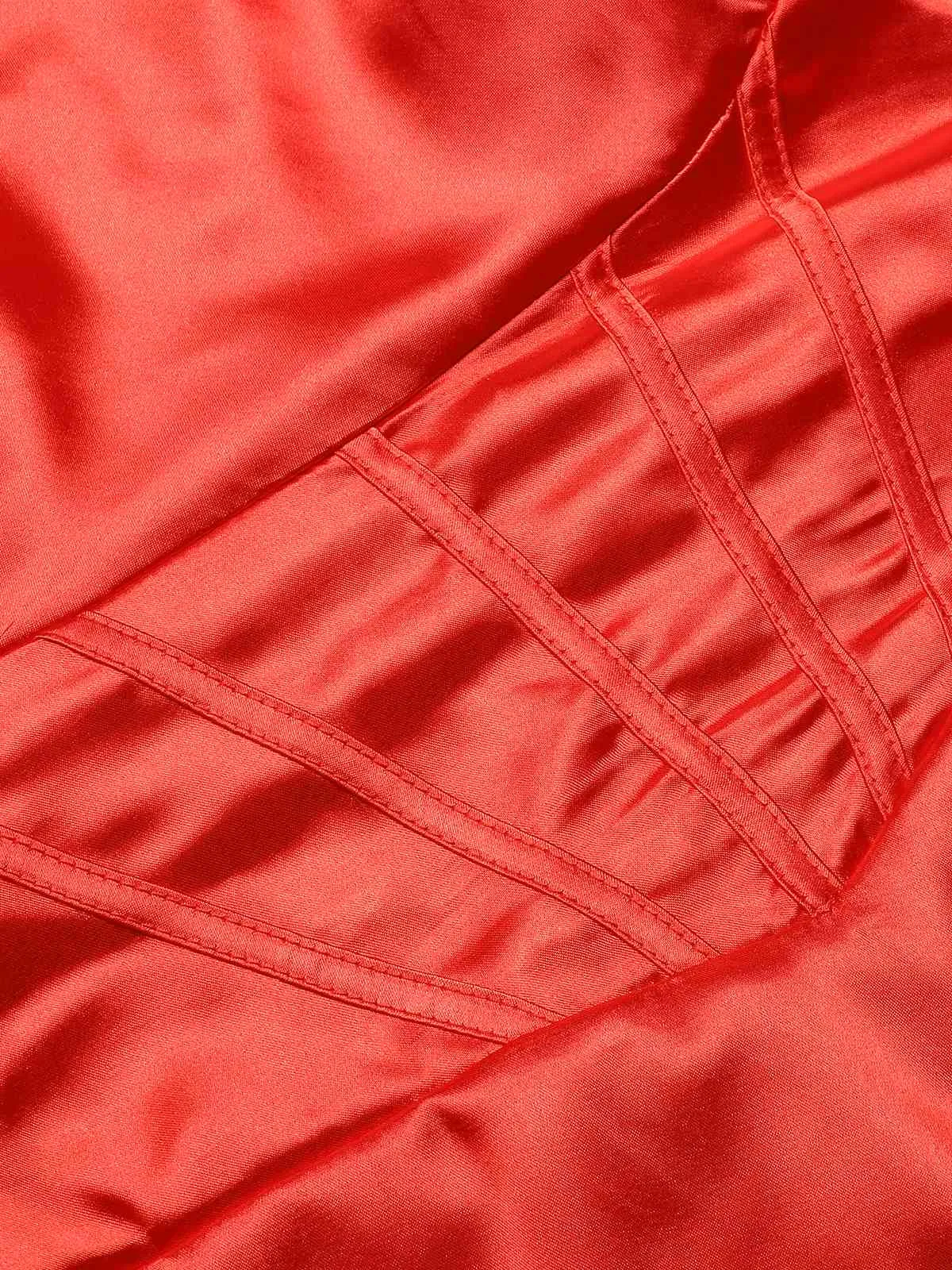 1920s Solid Lace-Up High Slit Dress sold by Retro Stage product image thumbnail 5