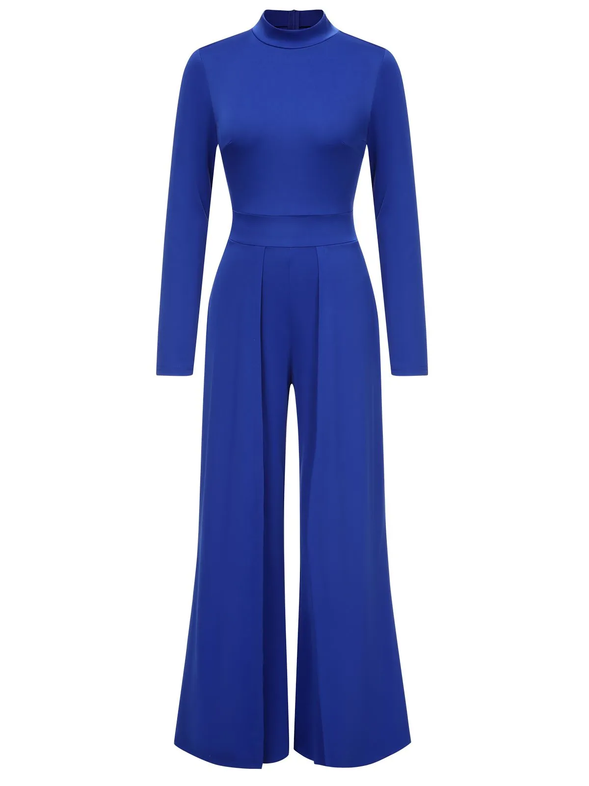 1930s Stand Collar Long Sleeve Wide Leg Jumpsuit sold by Retro Stage product image thumbnail 5