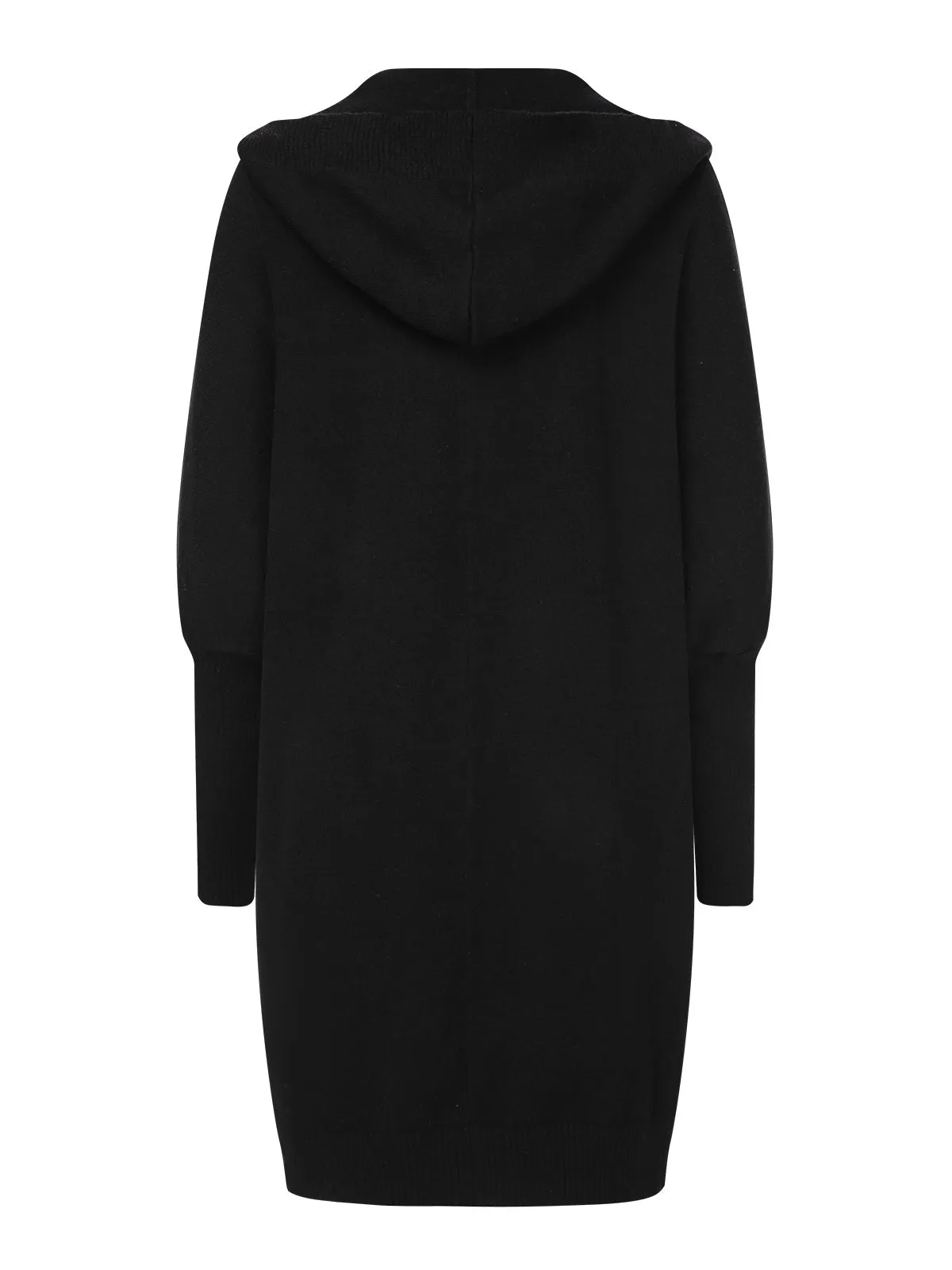 1940s Solid Knit Hooded Cardigan sold by Retro Stage product image thumbnail 3