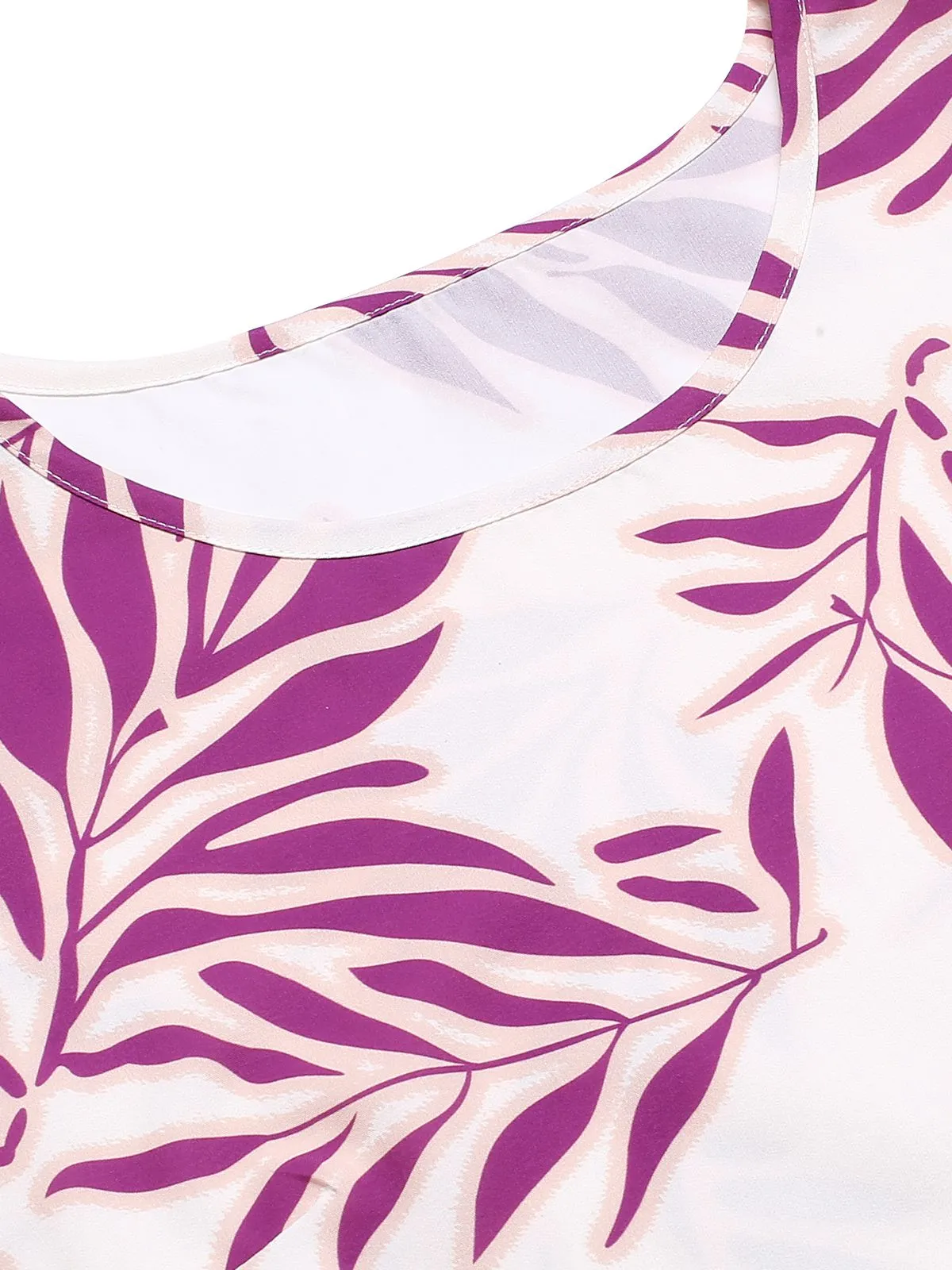 2PCS 1940s Leaves Sleeveless Top & Cropped Pants sold by Retro Stage product image thumbnail 4