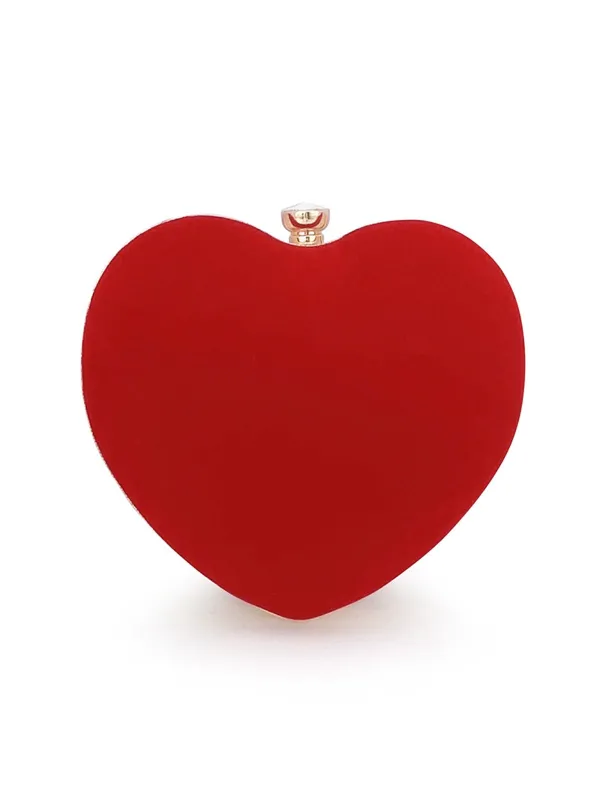 Vintage Velvet Heart Handle Bag sold by Retro Stage