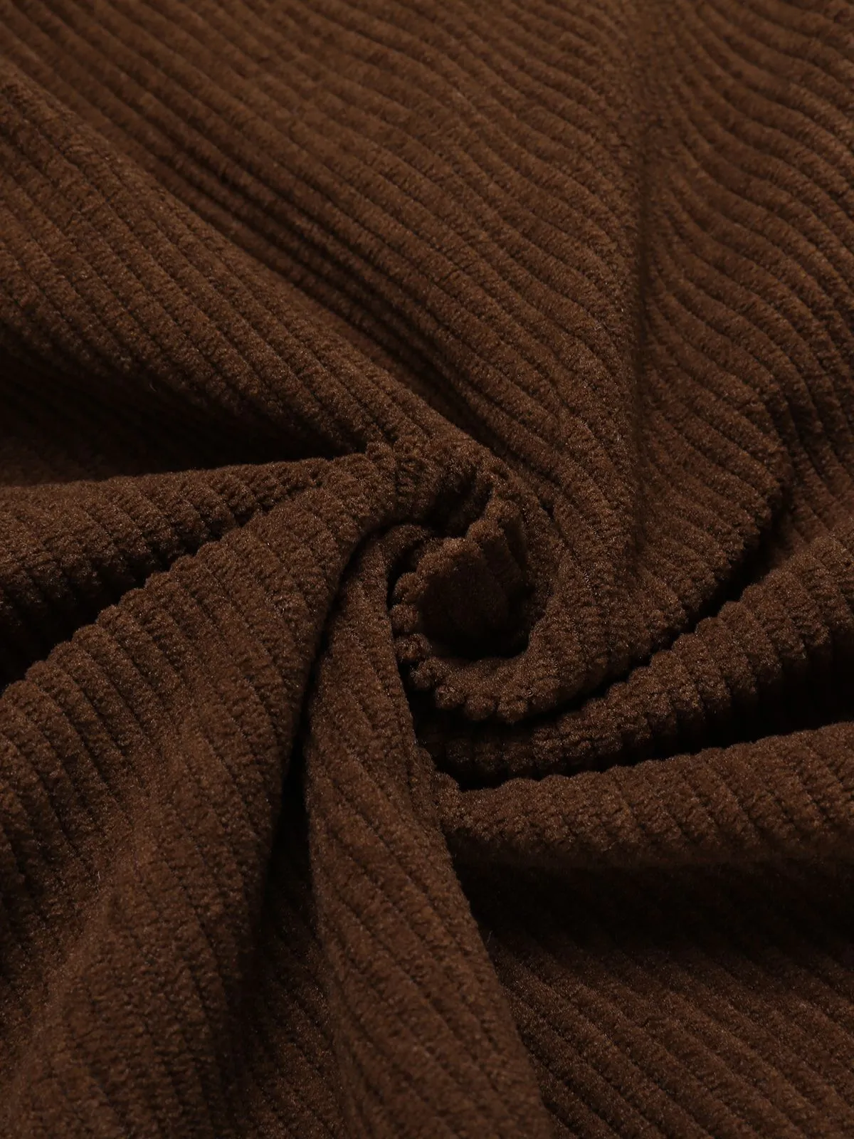 Brown 1930s Solid Corduroy Bib Jumpsuit sold by Retro Stage product image thumbnail 4