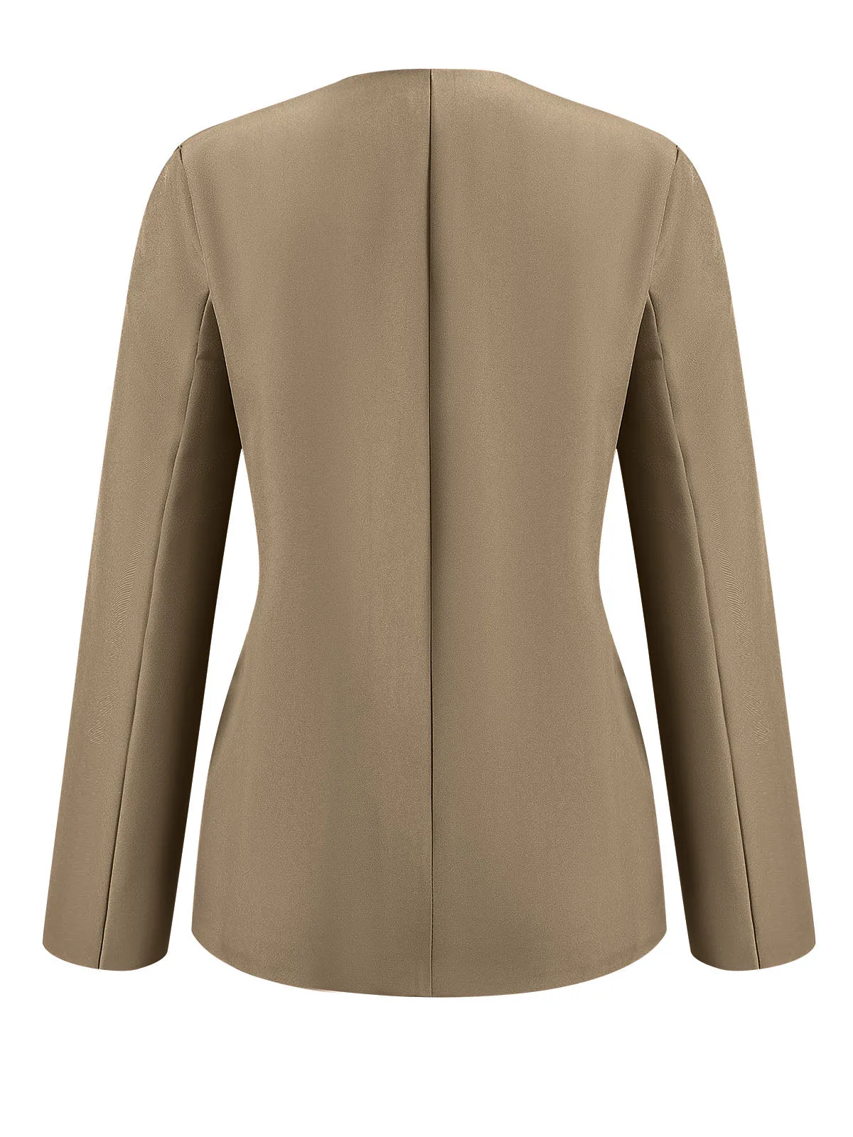 1940s Solid V-Neck Vintage Coat sold by Retro Stage product image thumbnail 3