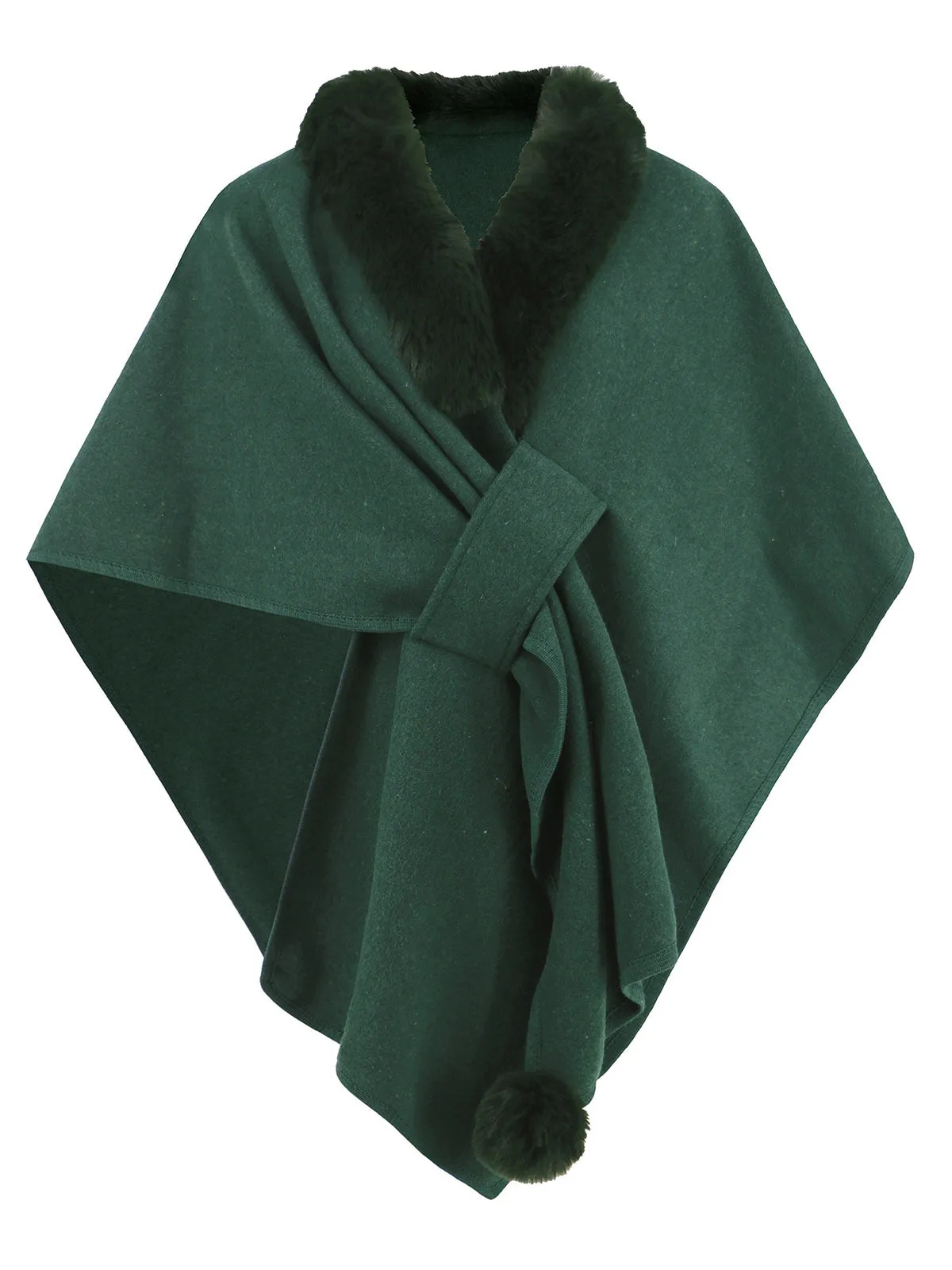 1950s Solid Furry Batwing Coat sold by Retro Stage