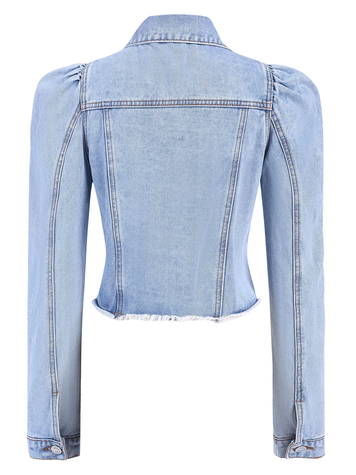 1950s Denim Leg-Of-Mutton Button Coat sold by Retro Stage product image thumbnail 2