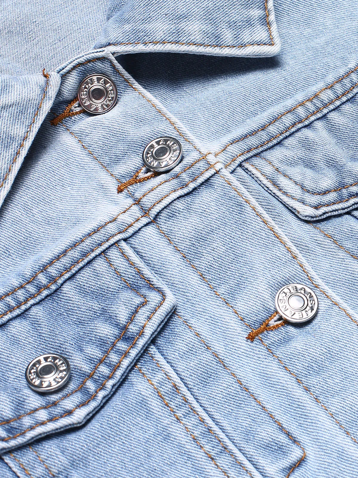 1950s Denim Leg-Of-Mutton Button Coat sold by Retro Stage product image thumbnail 4