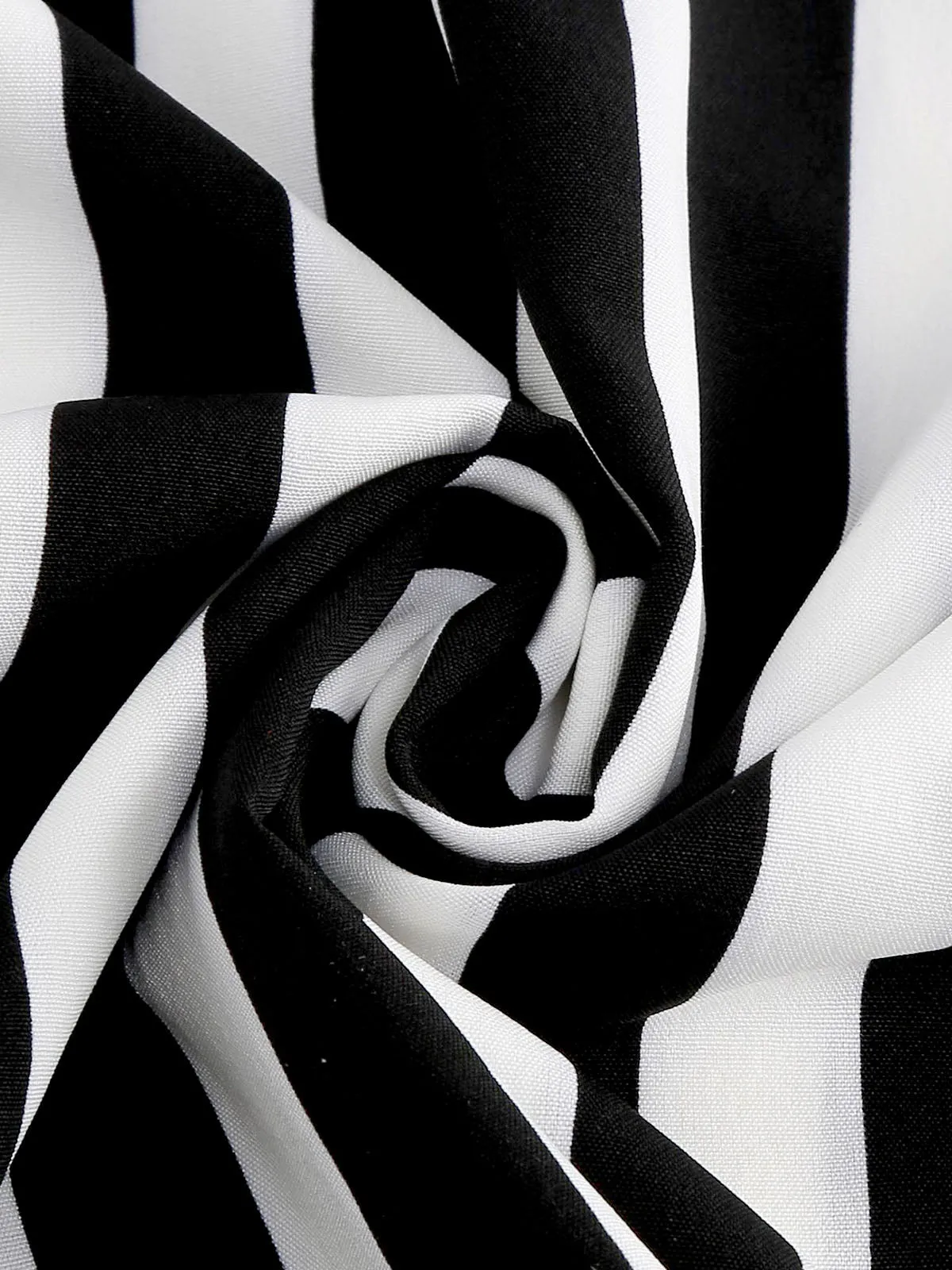 1950s Peter Pan Collar Black & White Stripes Dress sold by Retro Stage product image thumbnail 4