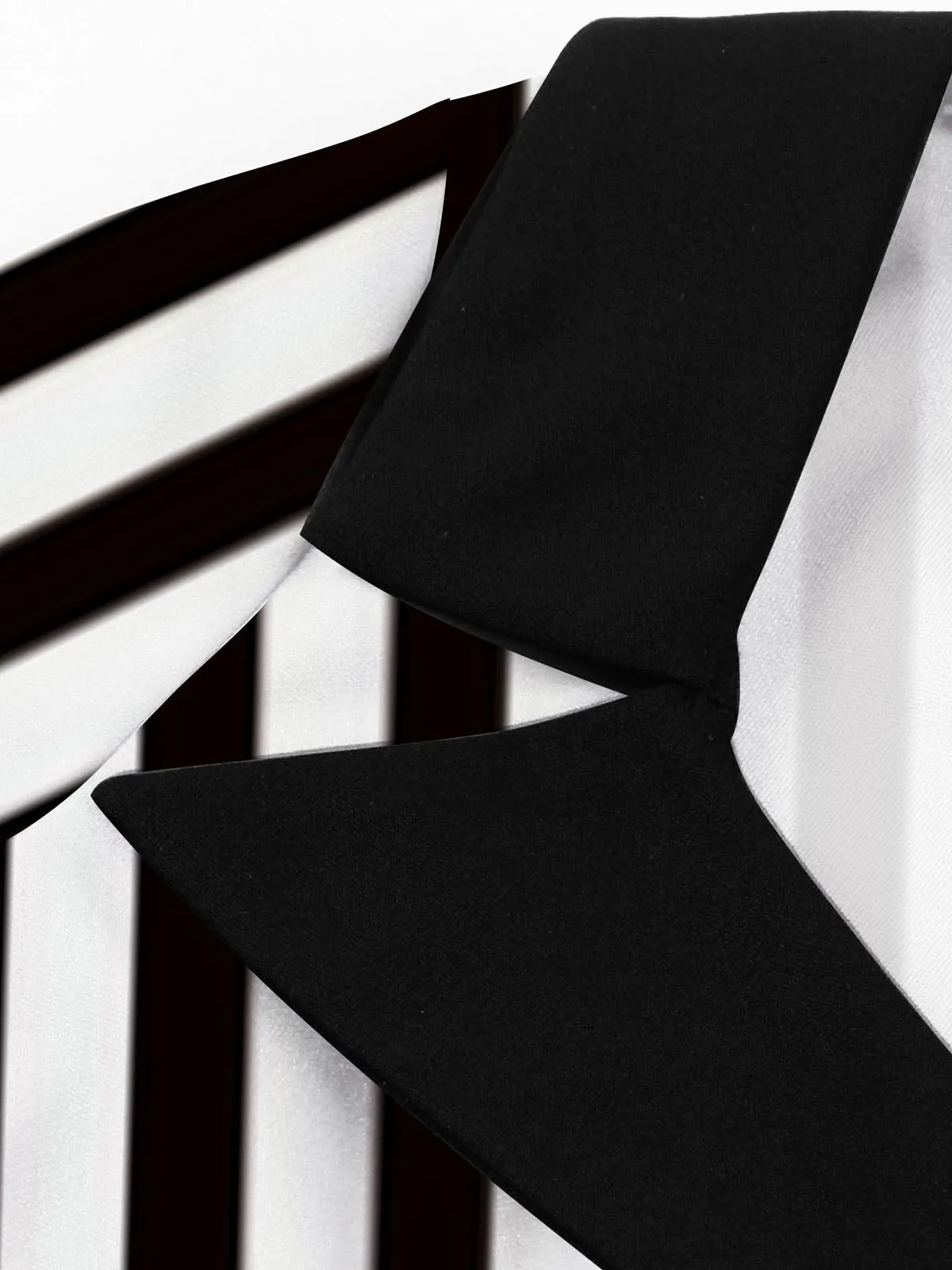 1950S Lapel Black & White Stripes Dress sold by Retro Stage product image thumbnail 3