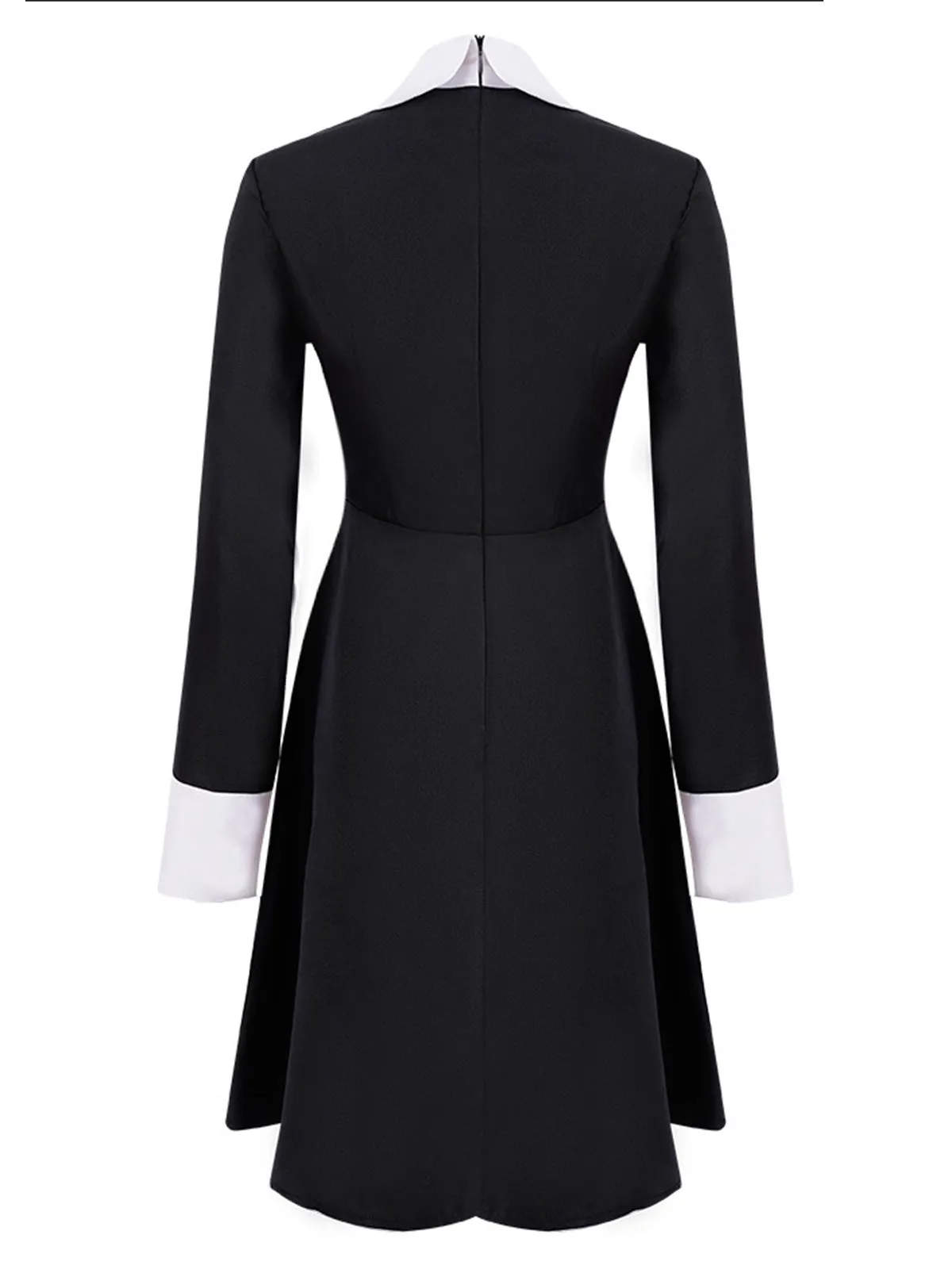 Black 1950s Color Block Moderate Dress sold by Retro Stage product image thumbnail 2