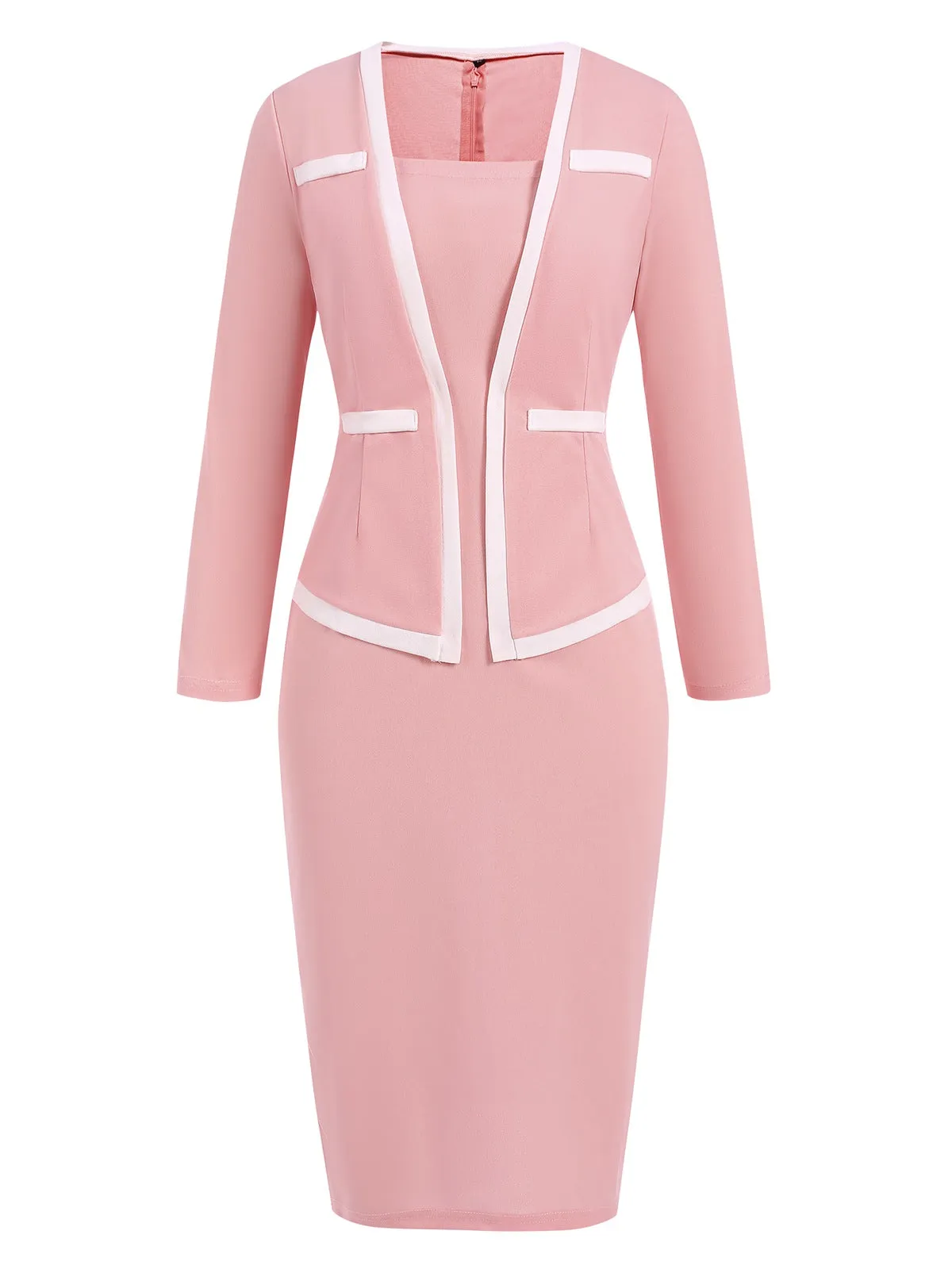 1960s Vintage Fake-Two Pieces Pencil Dress sold by Retro Stage